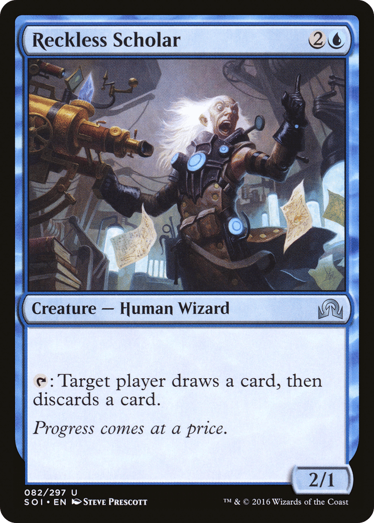 Reckless Scholar — Shadows over Innistrad — Magic: The Gathering