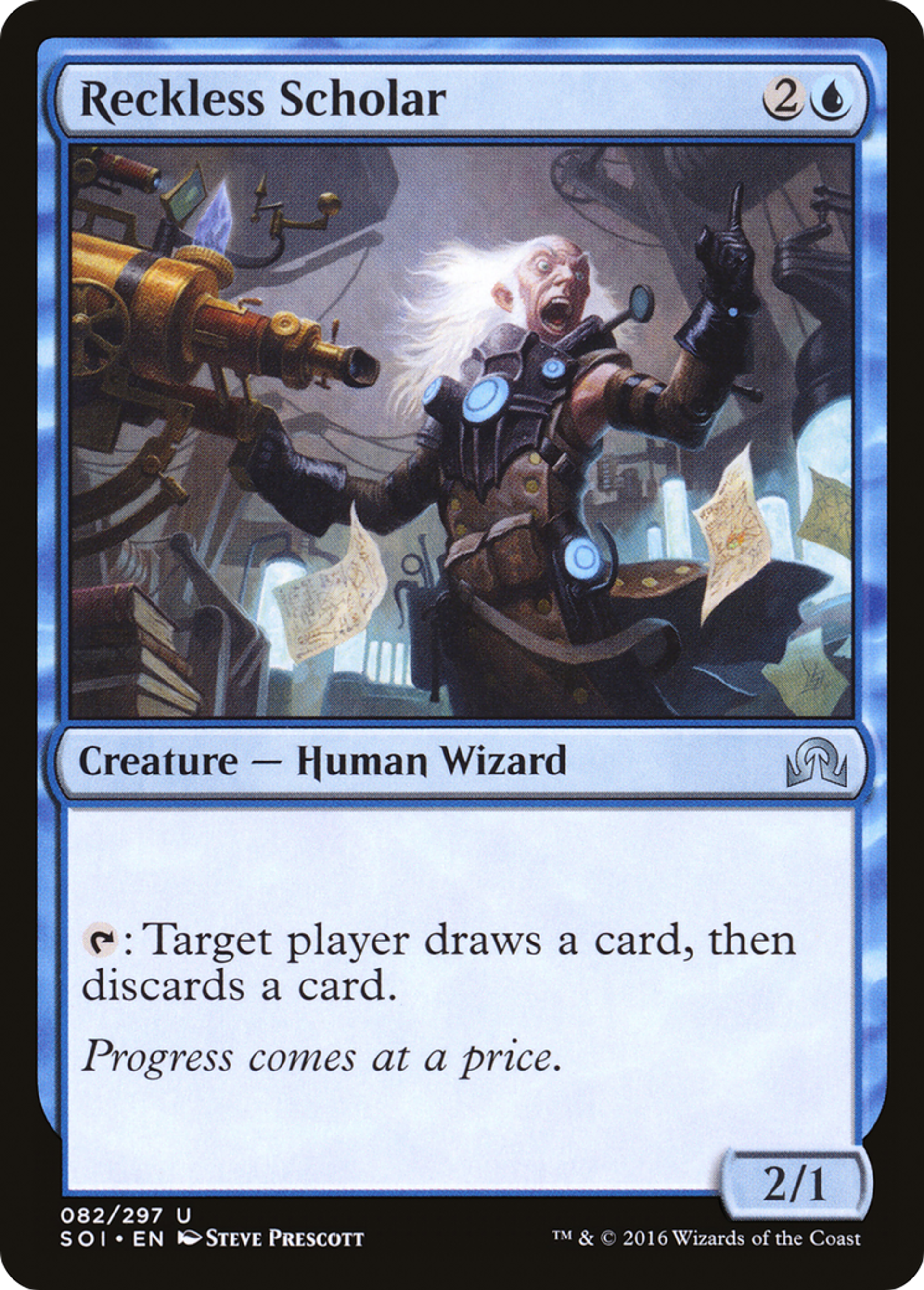 Érudit téméraire — Shadows over Innistrad — Magic: The Gathering