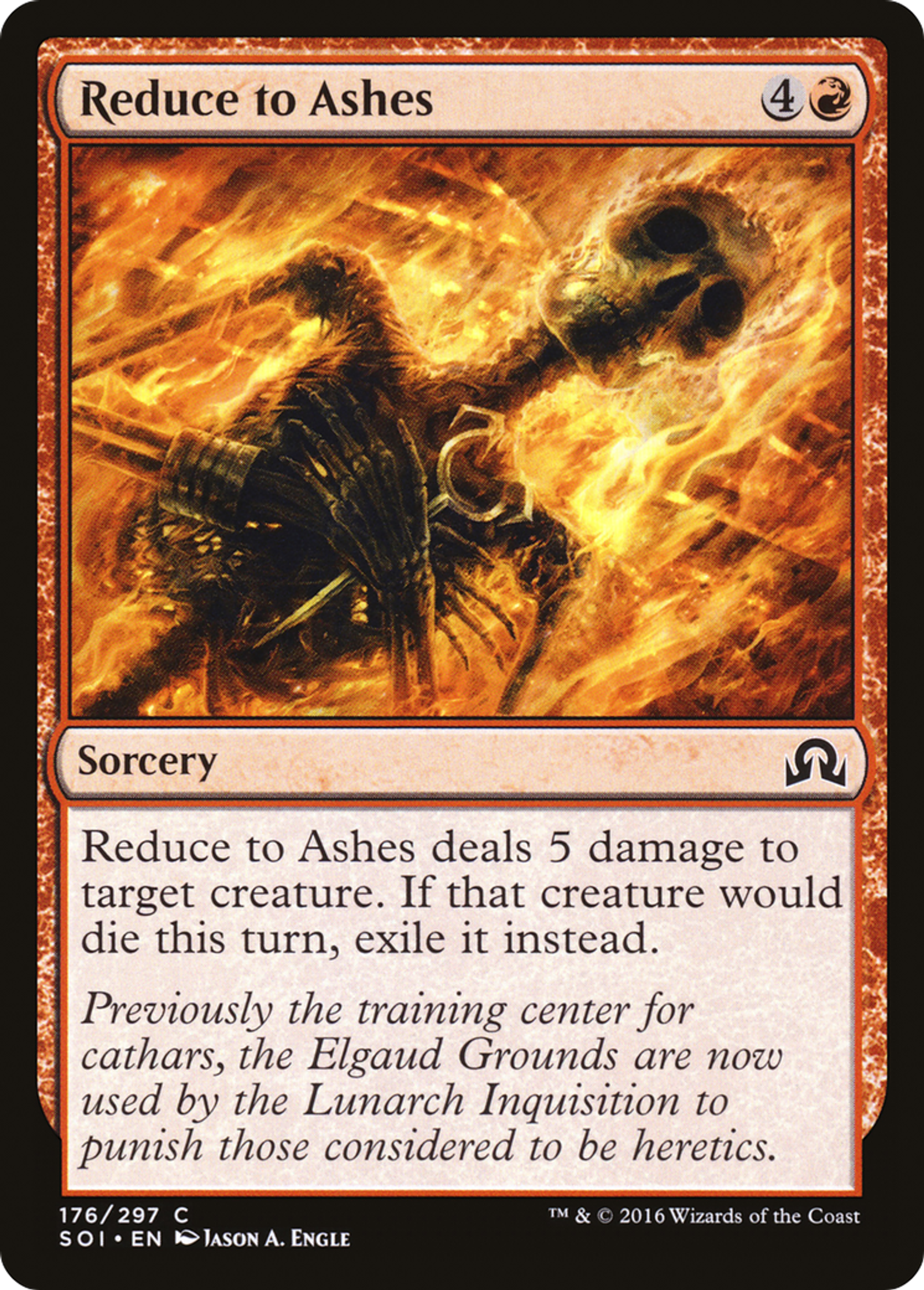 Reduce to Ashes — Shadows over Innistrad — Magic: The Gathering