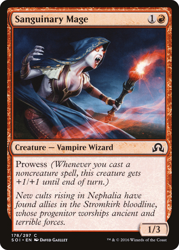Sanguinary Mage — Shadows over Innistrad — Magic: The Gathering