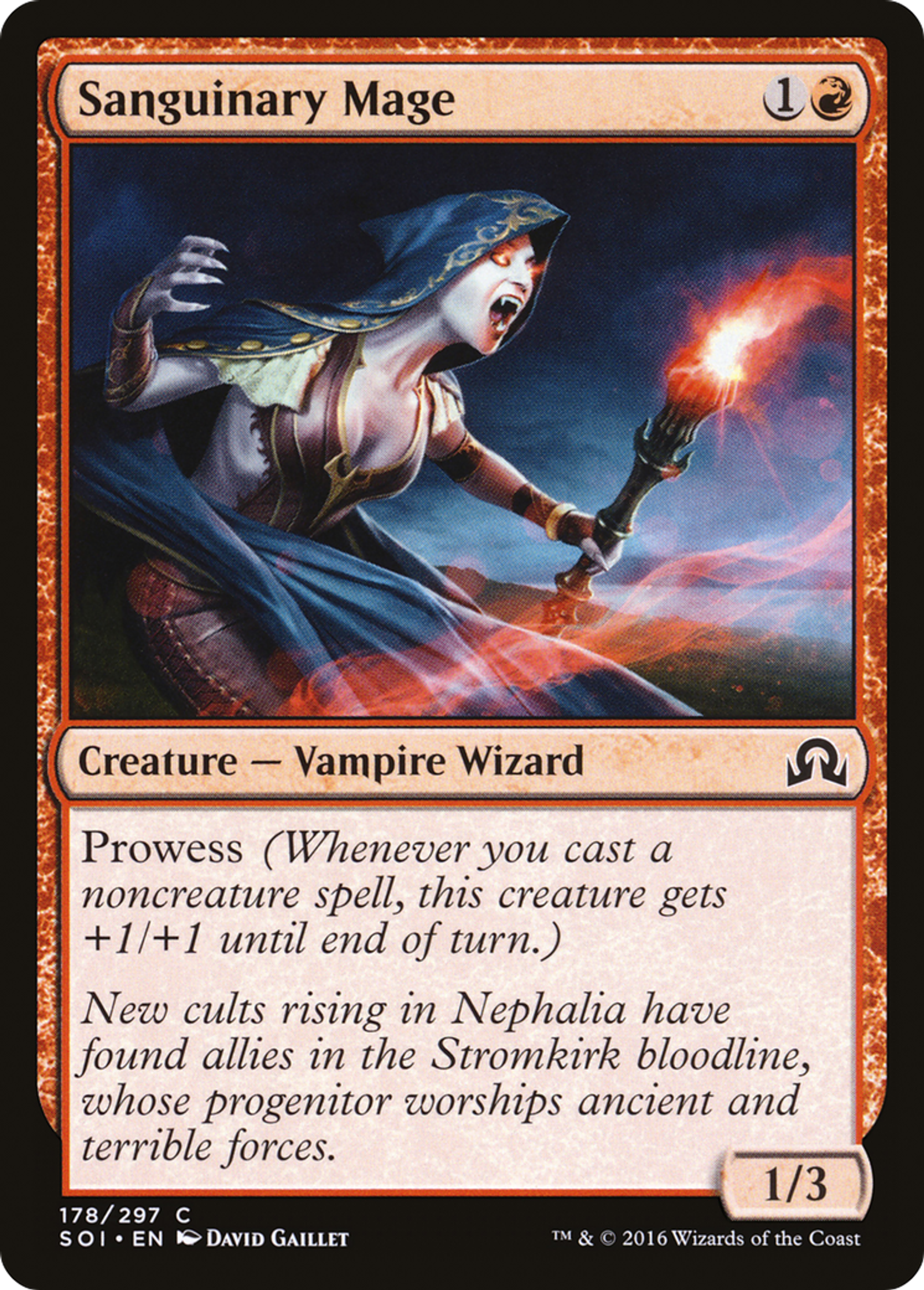 Sanguinary Mage — Shadows over Innistrad — Magic: The Gathering