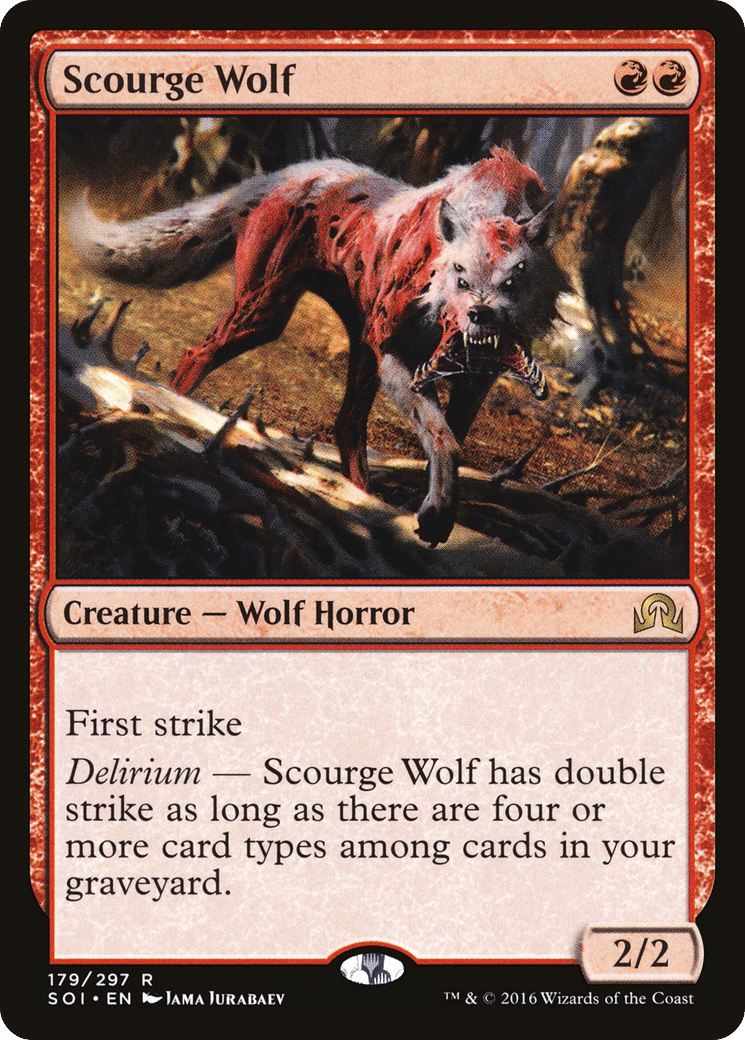 Scourge Wolf — Shadows over Innistrad — Magic: The Gathering