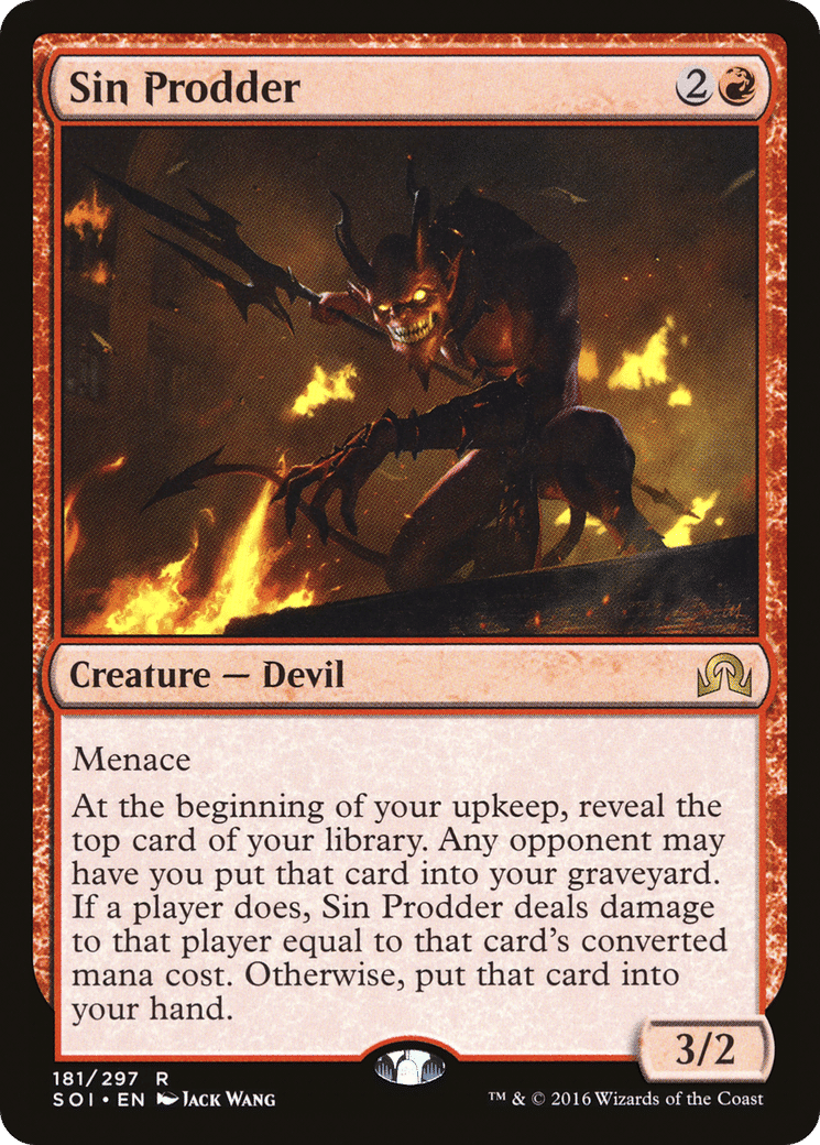 Sin Prodder — Shadows over Innistrad — Magic: The Gathering