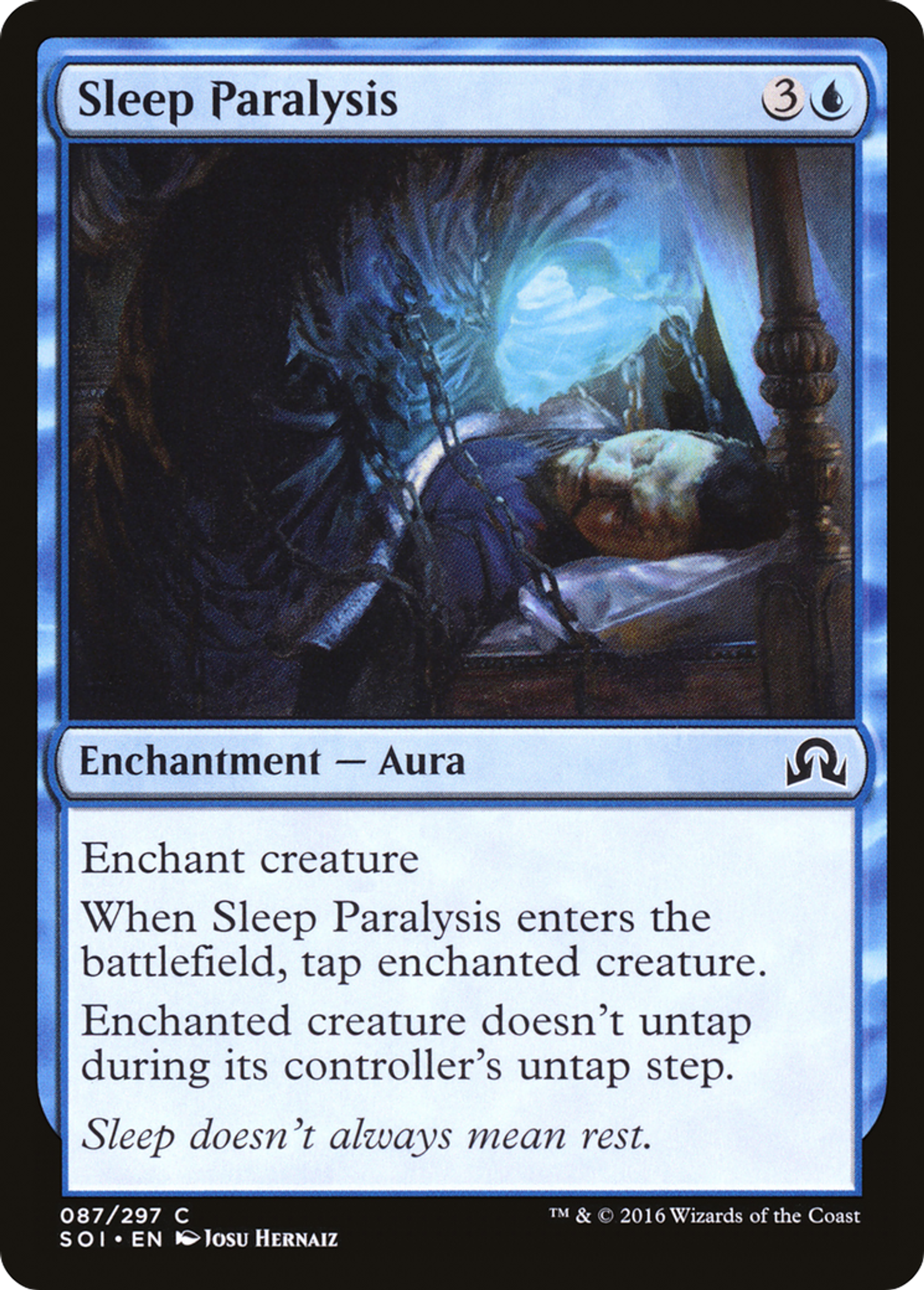Paralysie du sommeil — Shadows over Innistrad — Magic: The Gathering