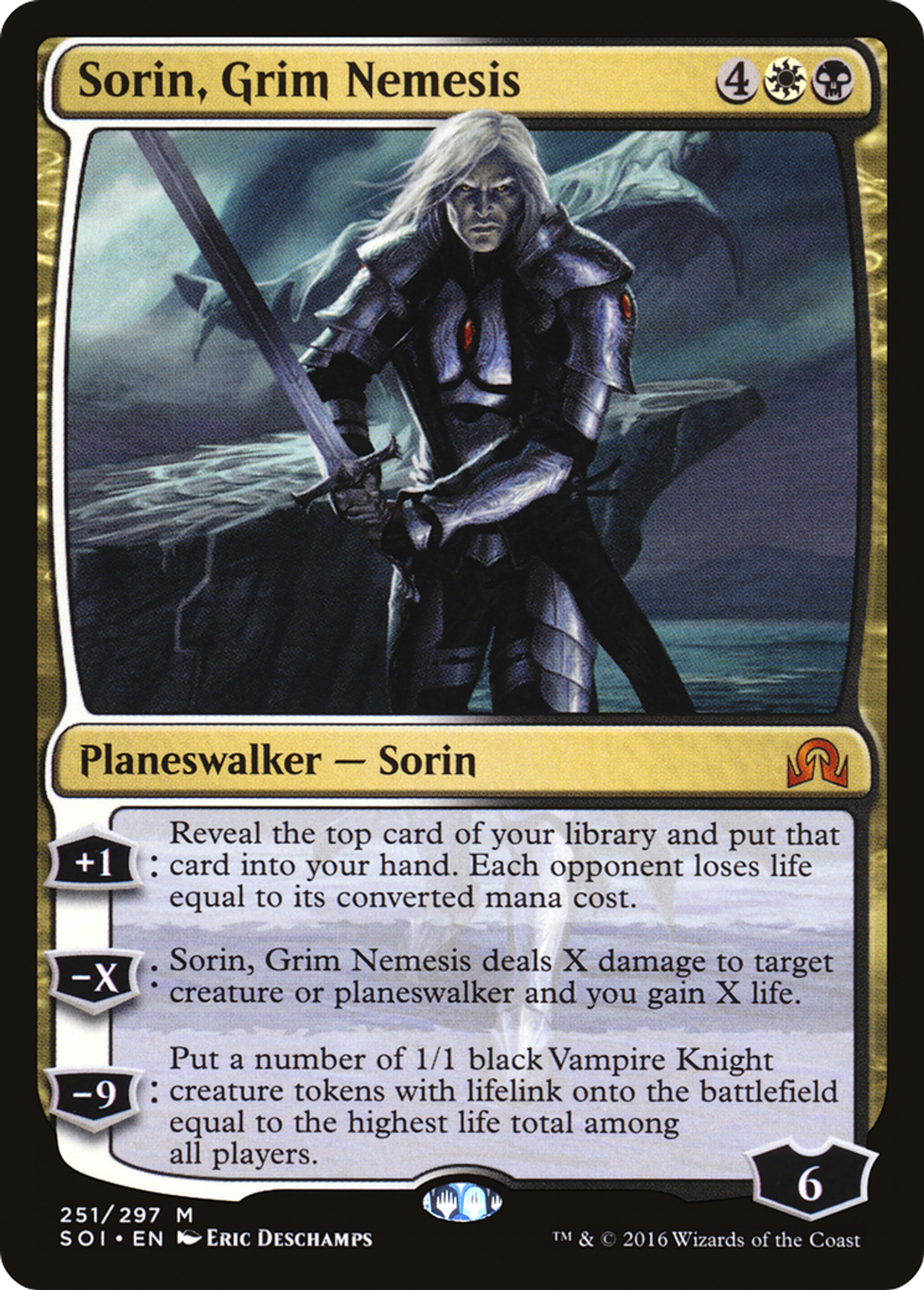 Sorin, Grim Nemesis — Shadows over Innistrad — Magic: The Gathering