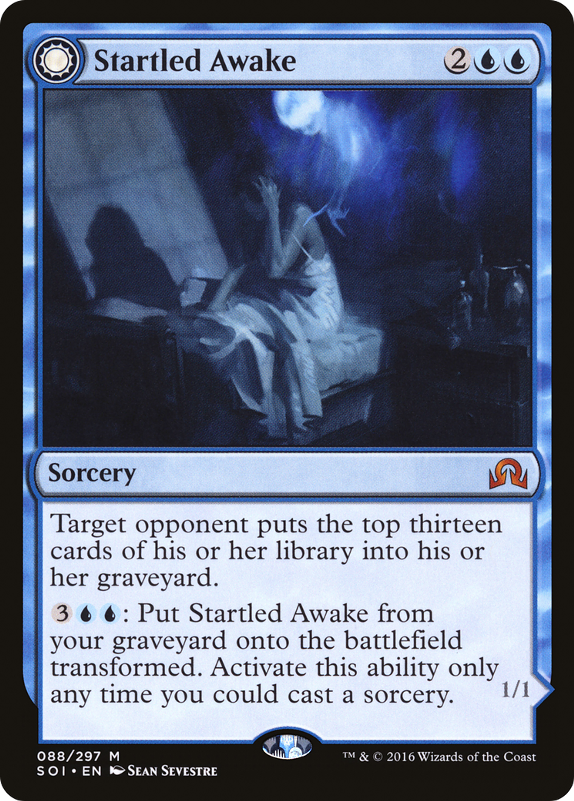 Éveil en sursaut // Cauchemar permanent — Shadows over Innistrad — Magic: The Gathering