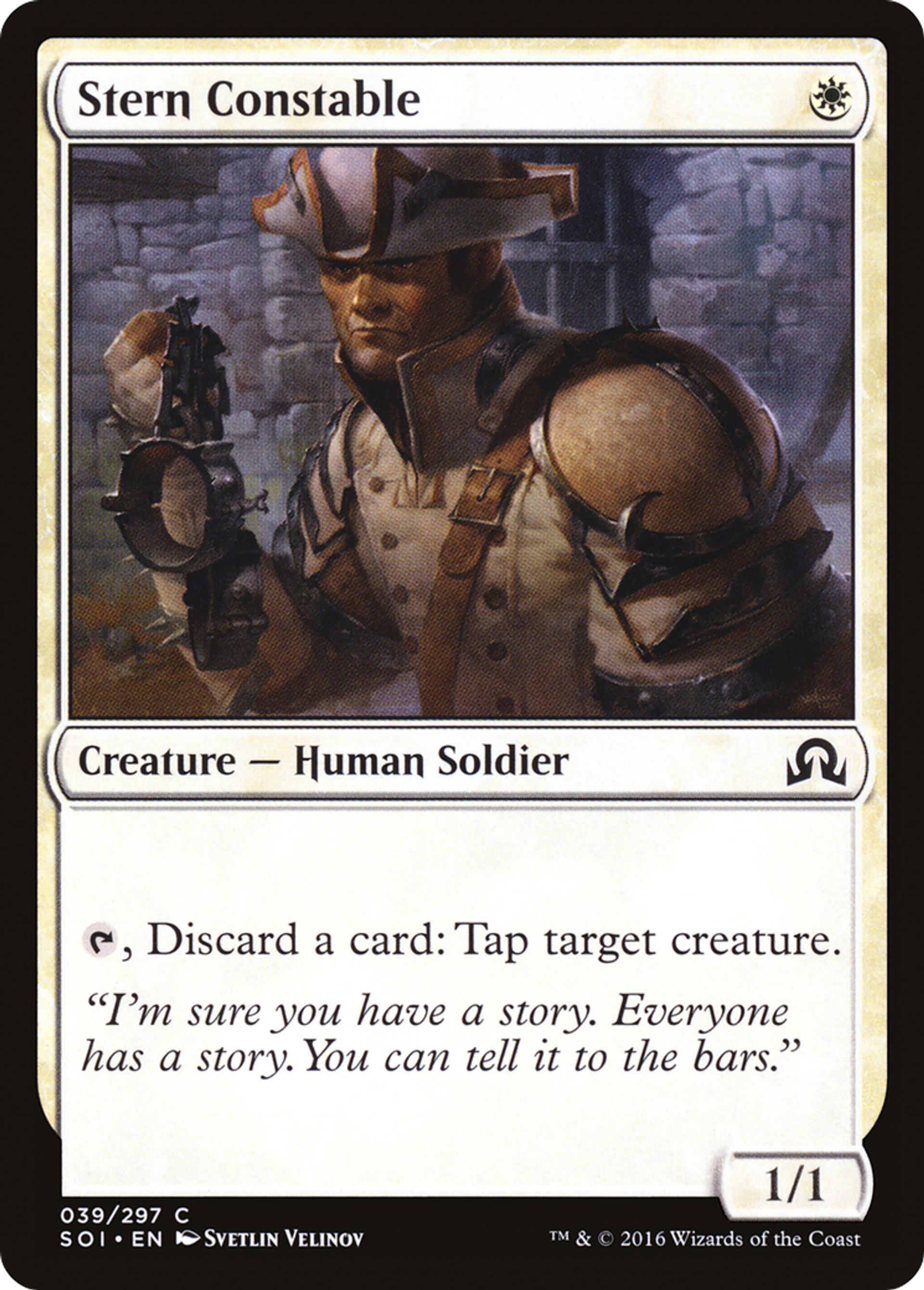 Stern Constable — Shadows over Innistrad — Magic: The Gathering