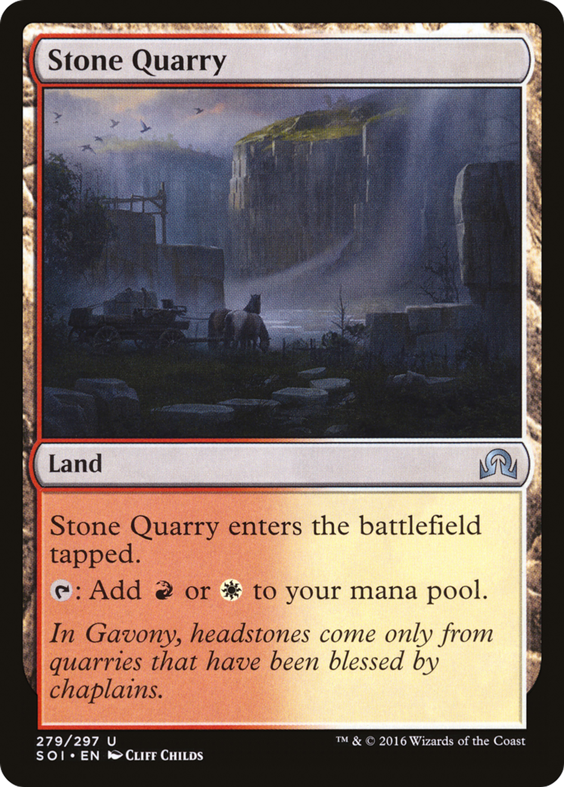 Stone Quarry — Shadows over Innistrad — Magic: The Gathering