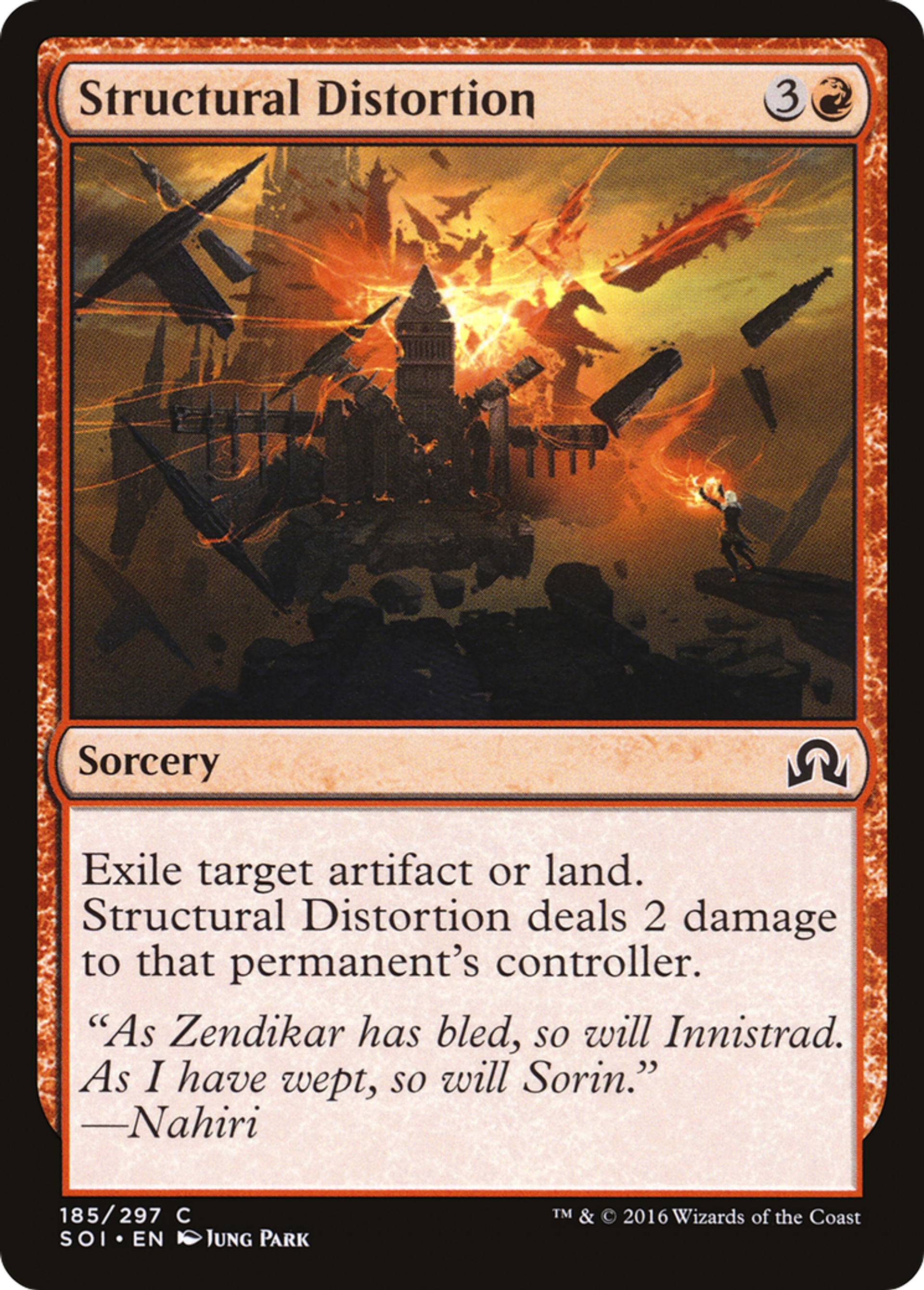 Structural Distortion — Shadows over Innistrad — Magic: The Gathering