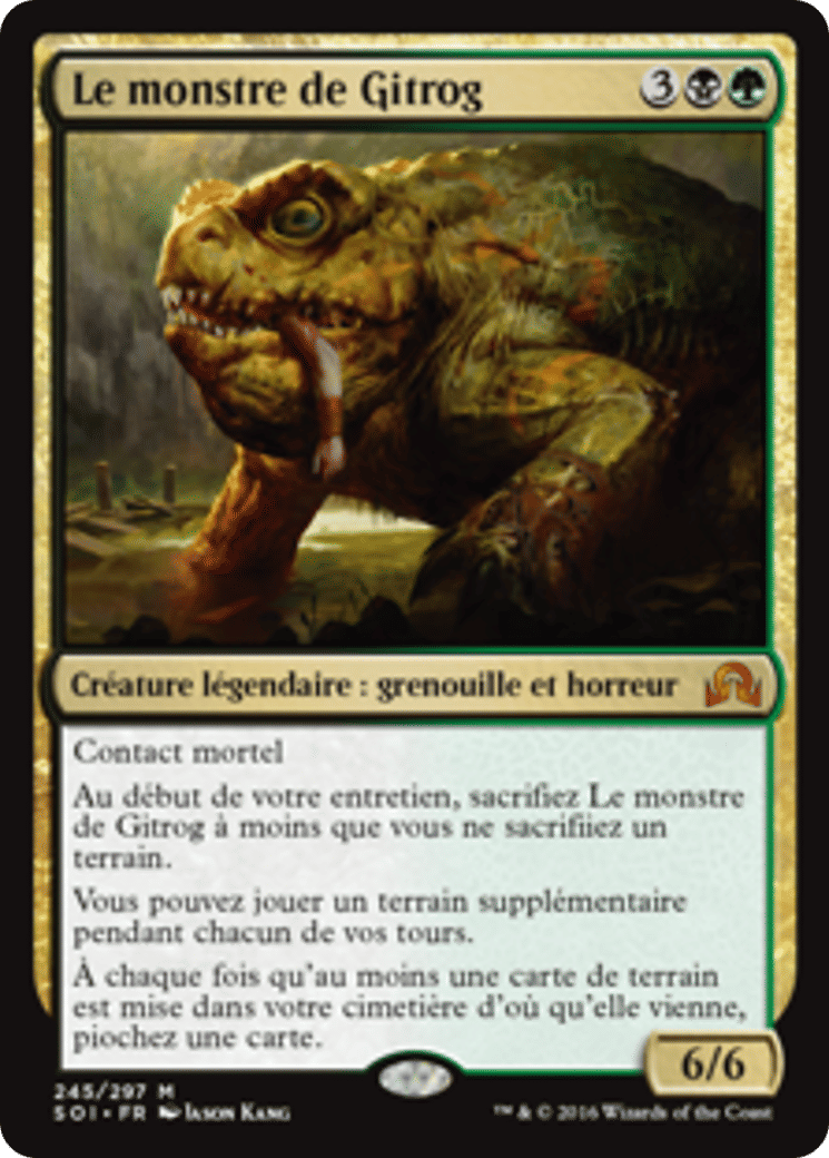 Le monstre de Gitrog — Shadows over Innistrad — Magic: The Gathering