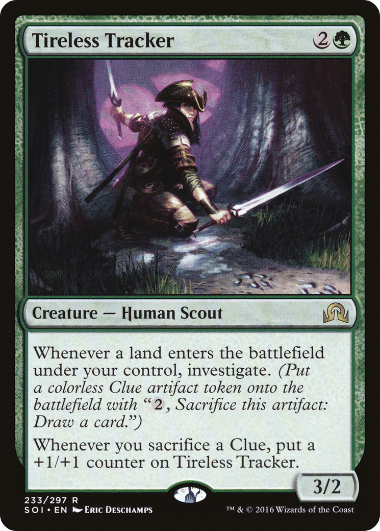 Tireless Tracker — Shadows over Innistrad — Magic: The Gathering