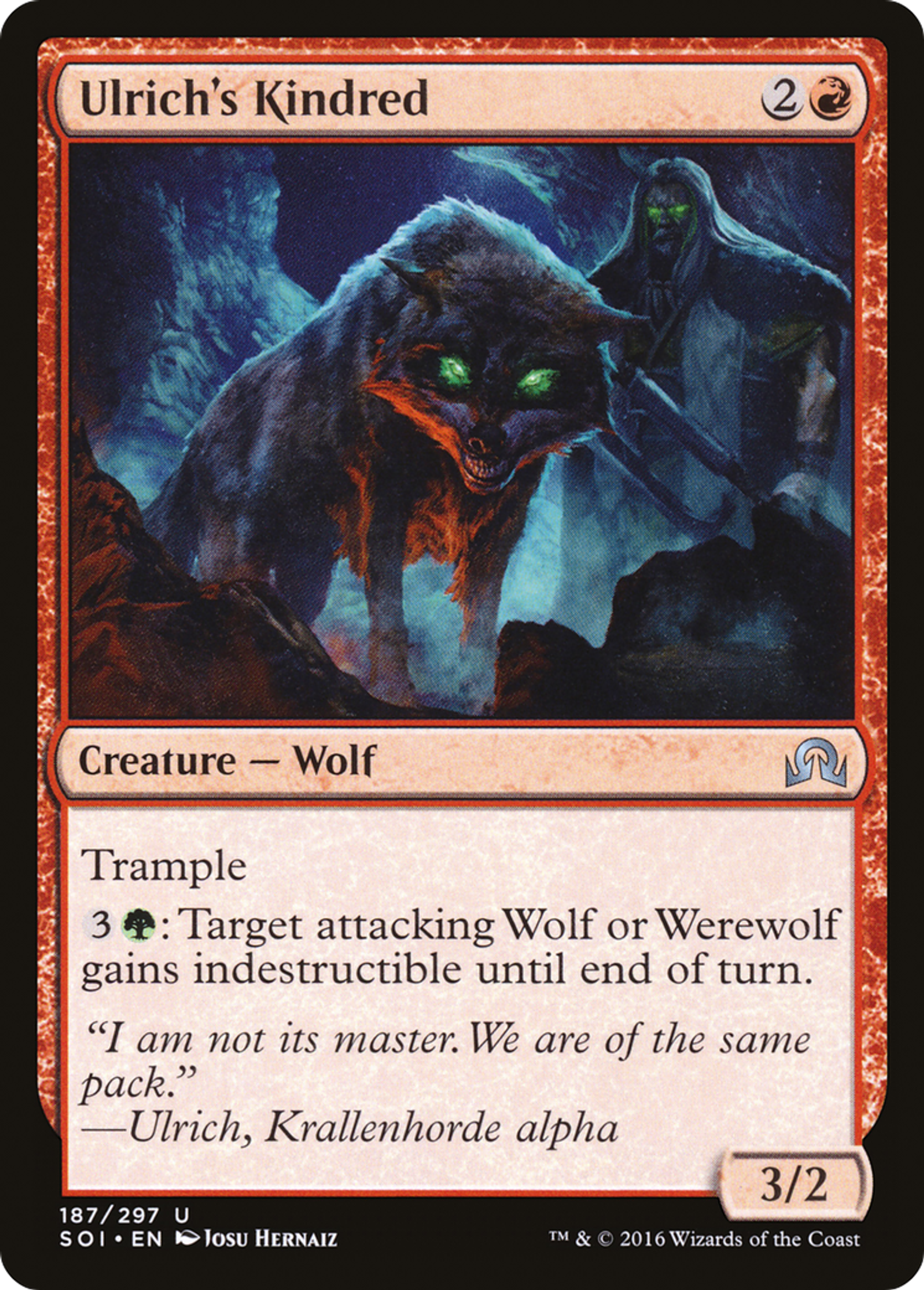 Ulrich's Kindred — Shadows over Innistrad — Magic: The Gathering