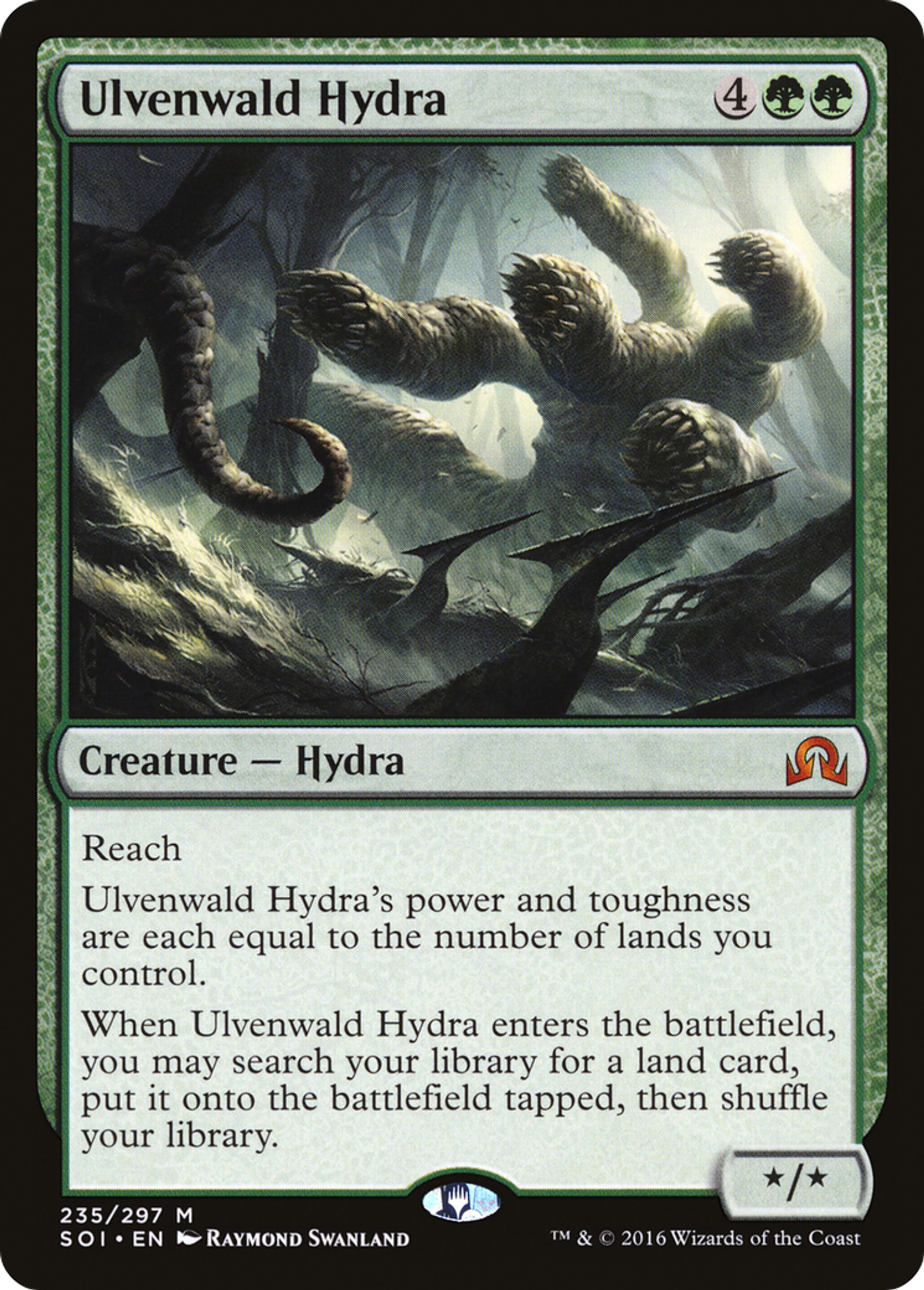 Ulvenwald Hydra — Shadows over Innistrad — Magic: The Gathering