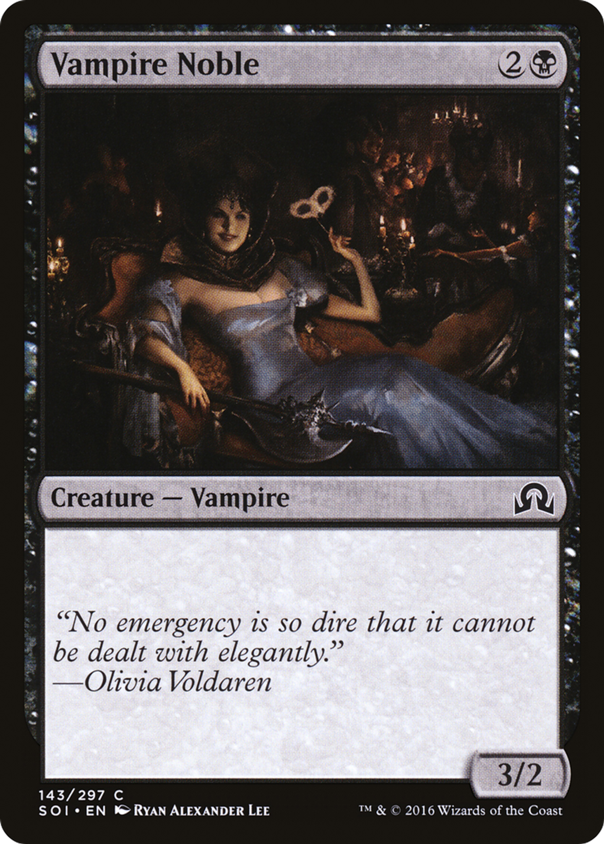Noble vampire — Shadows over Innistrad — Magic: The Gathering