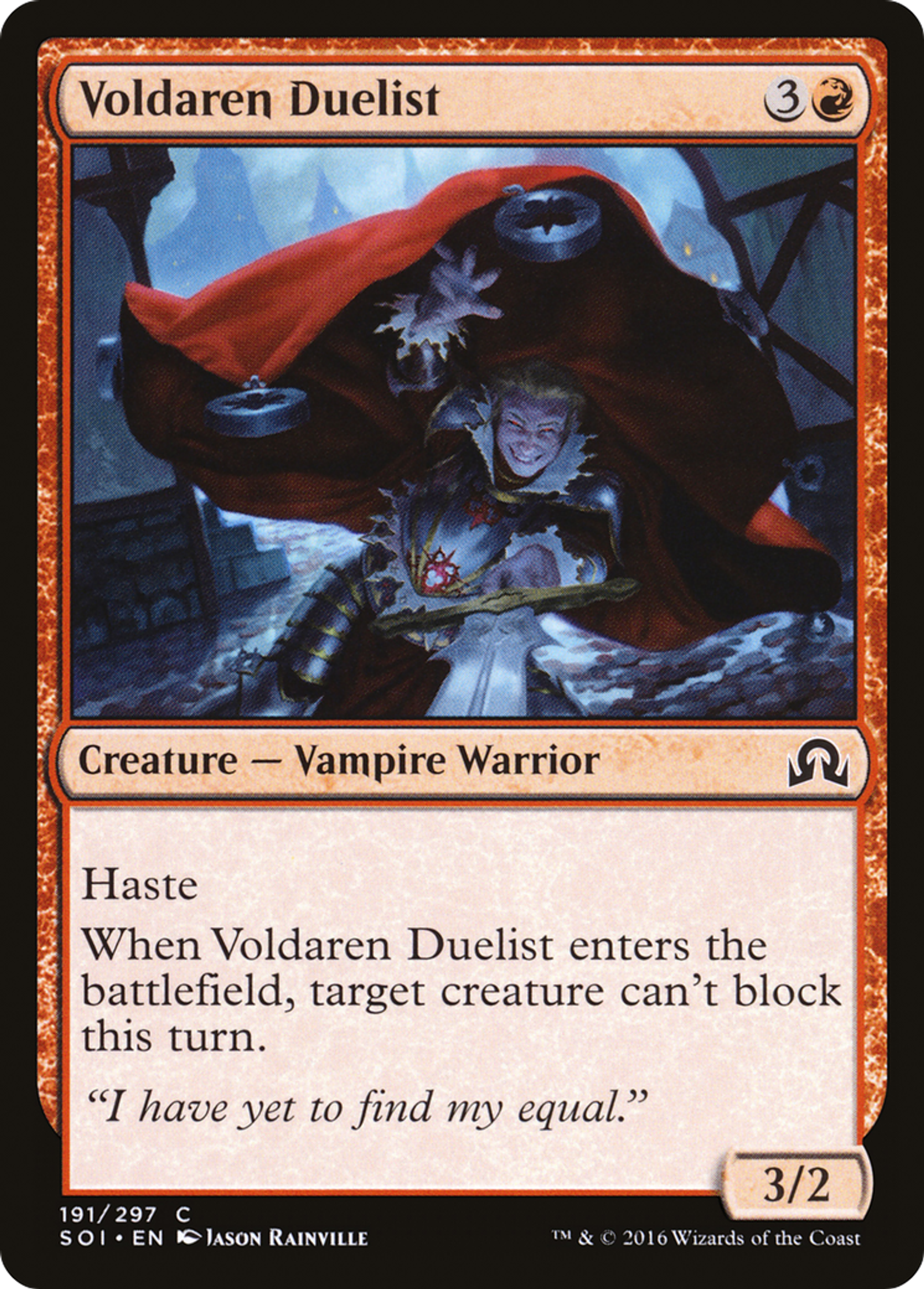 Voldaren Duelist — Shadows over Innistrad — Magic: The Gathering