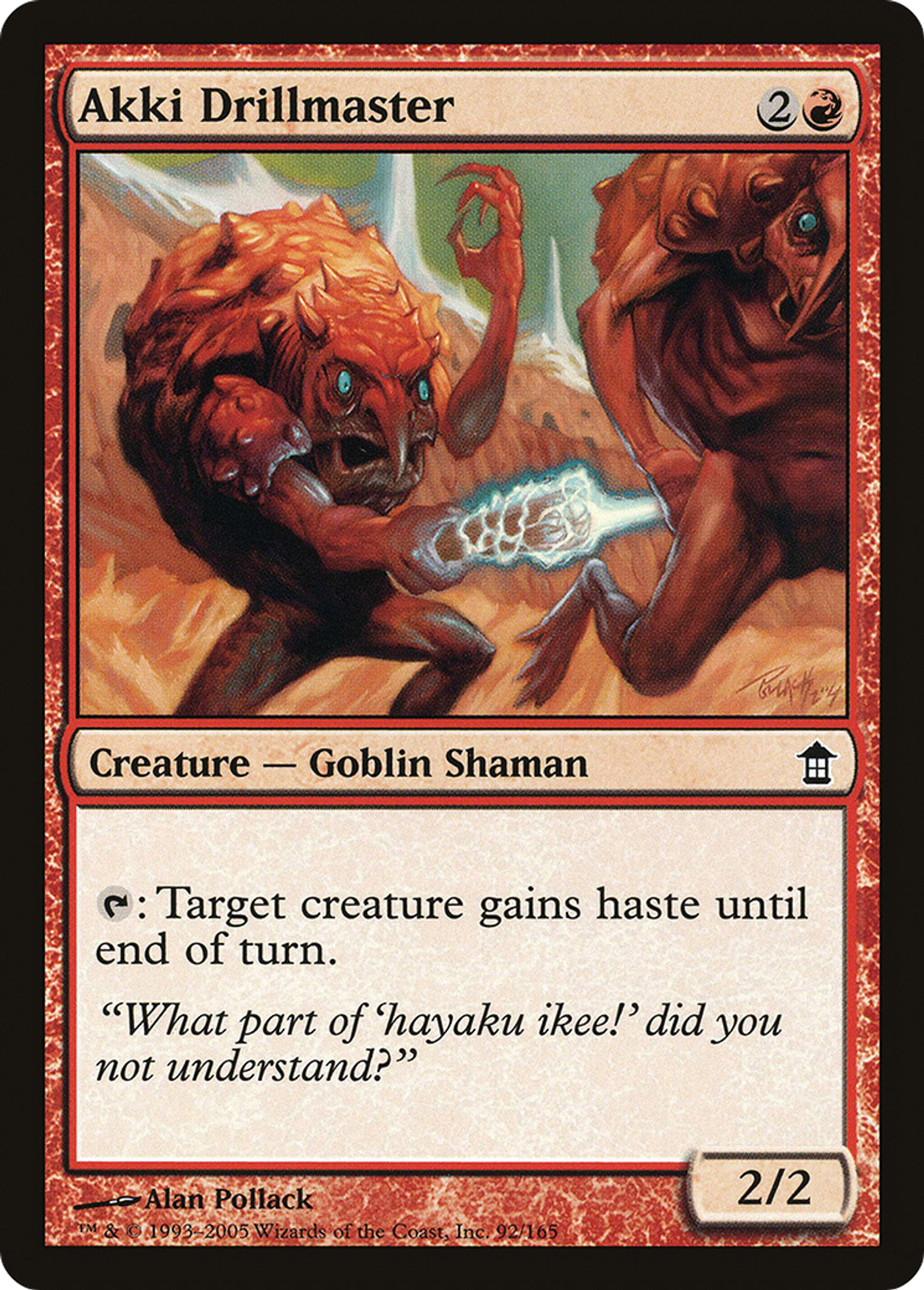 Maître-recruteur akki — Saviors of Kamigawa — Magic: The Gathering