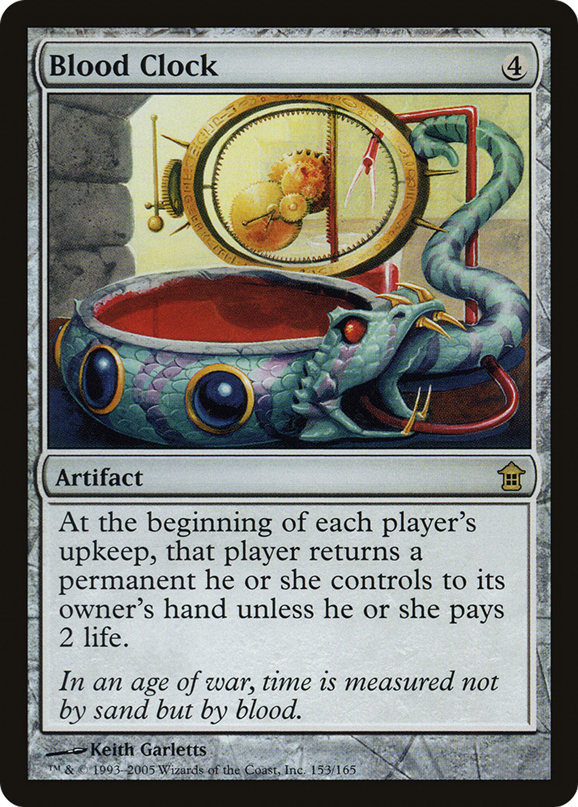 Horloge de sang — Saviors of Kamigawa — Magic: The Gathering