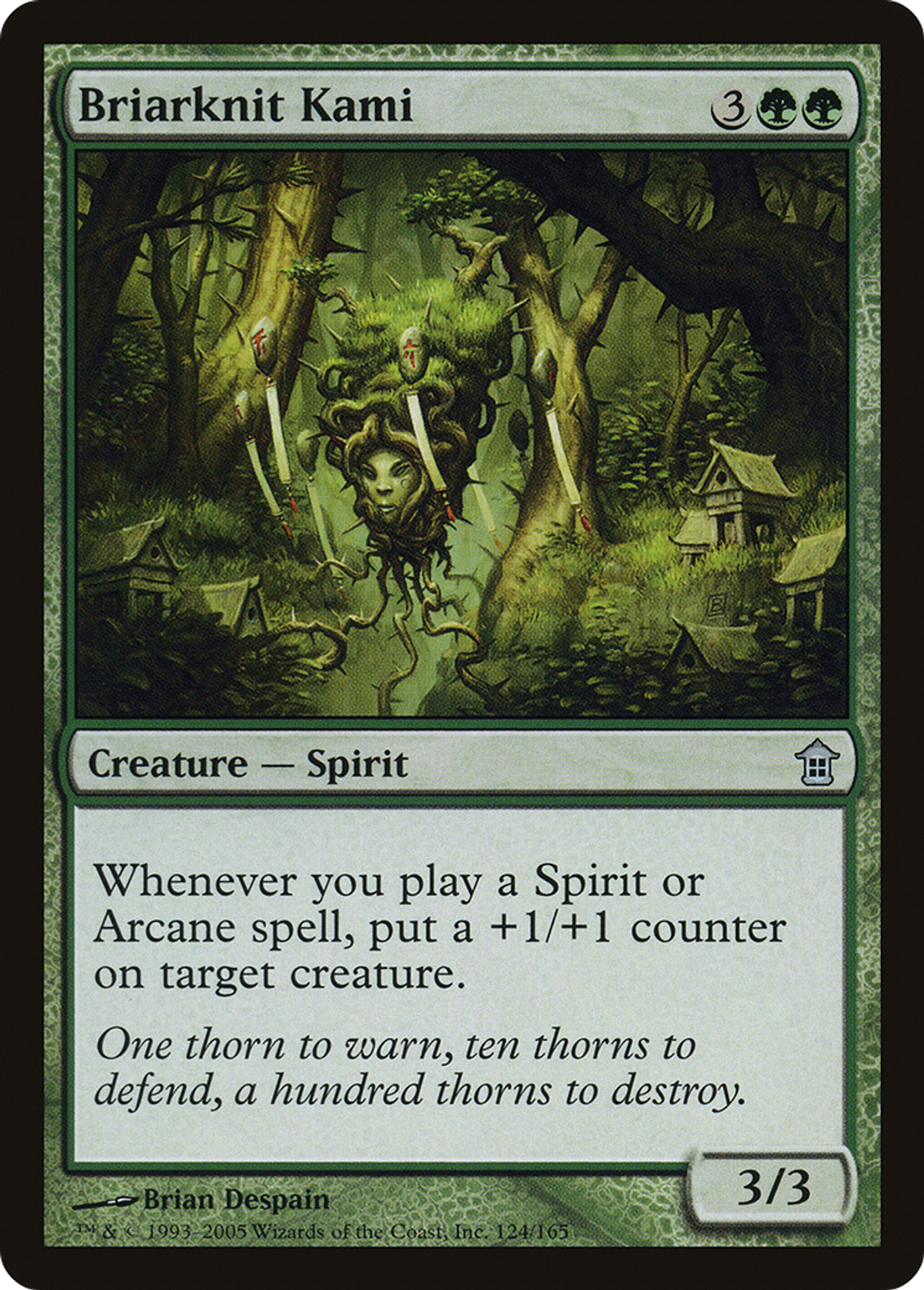 Kami de ronces — Saviors of Kamigawa — Magic: The Gathering