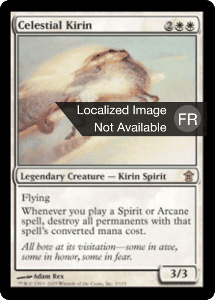 Kirin céleste — Saviors of Kamigawa — Magic: The Gathering