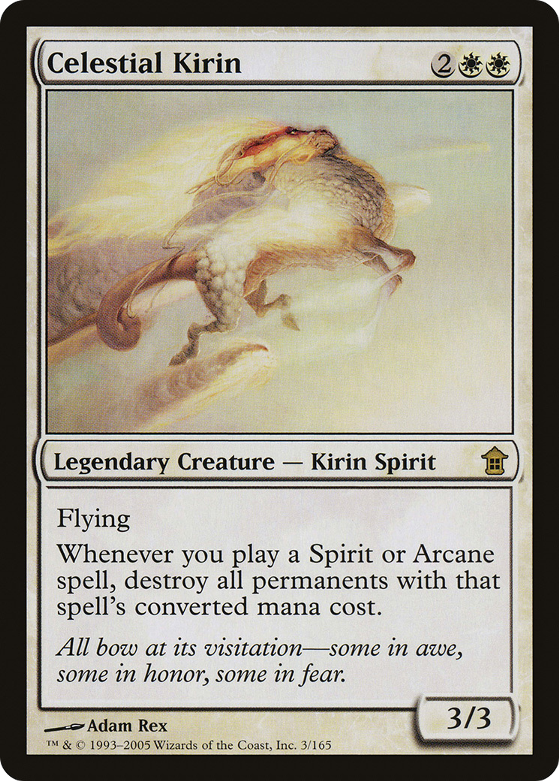 Kirin céleste — Saviors of Kamigawa — Magic: The Gathering