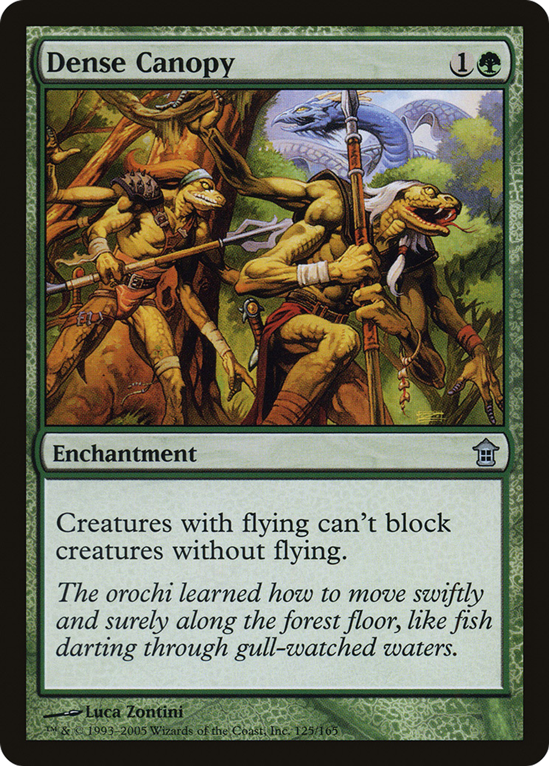 Canopée dense — Saviors of Kamigawa — Magic: The Gathering