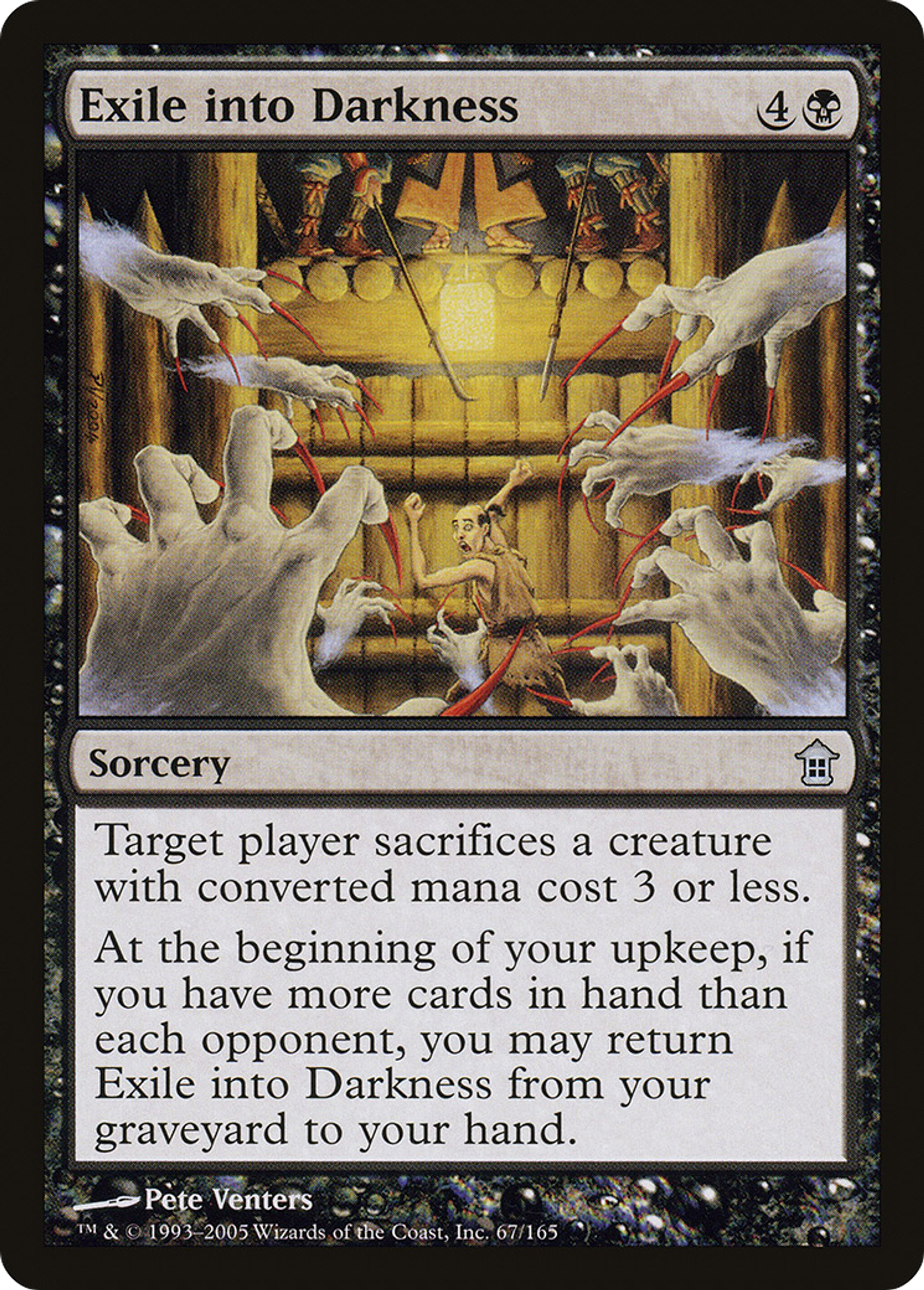 Exil dans les ténèbres — Saviors of Kamigawa — Magic: The Gathering
