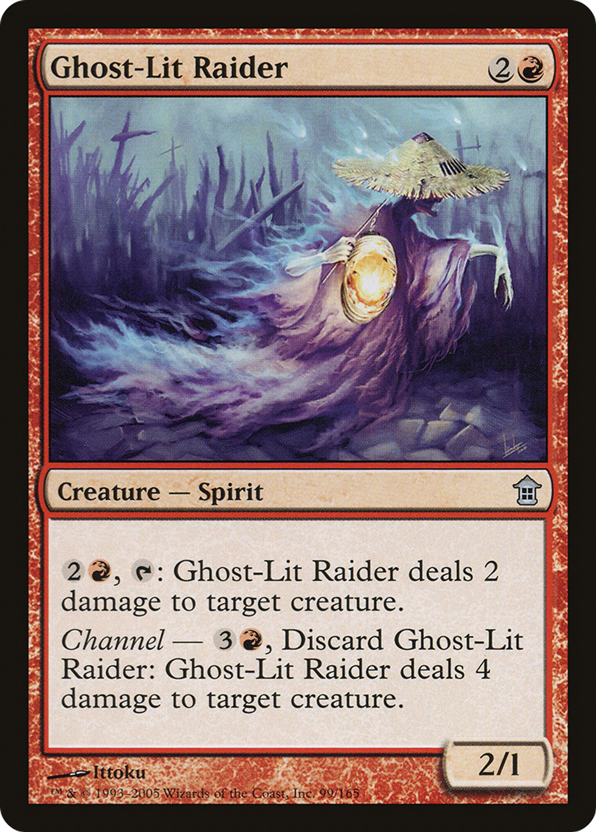 Pillard nimbé de fantômes — Saviors of Kamigawa — Magic: The Gathering