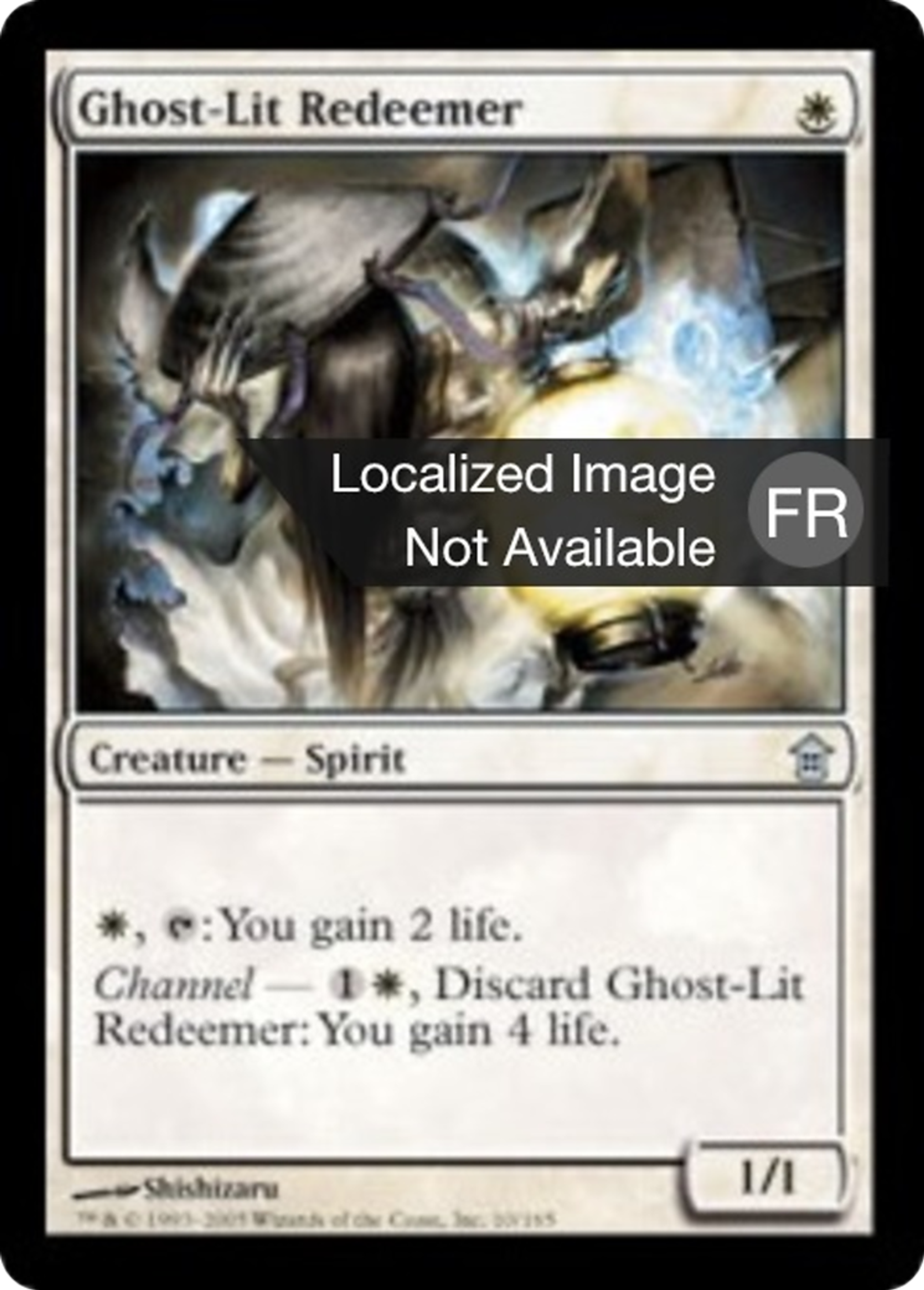 Rédemptrice nimbée de fantômes — Saviors of Kamigawa — Magic: The Gathering