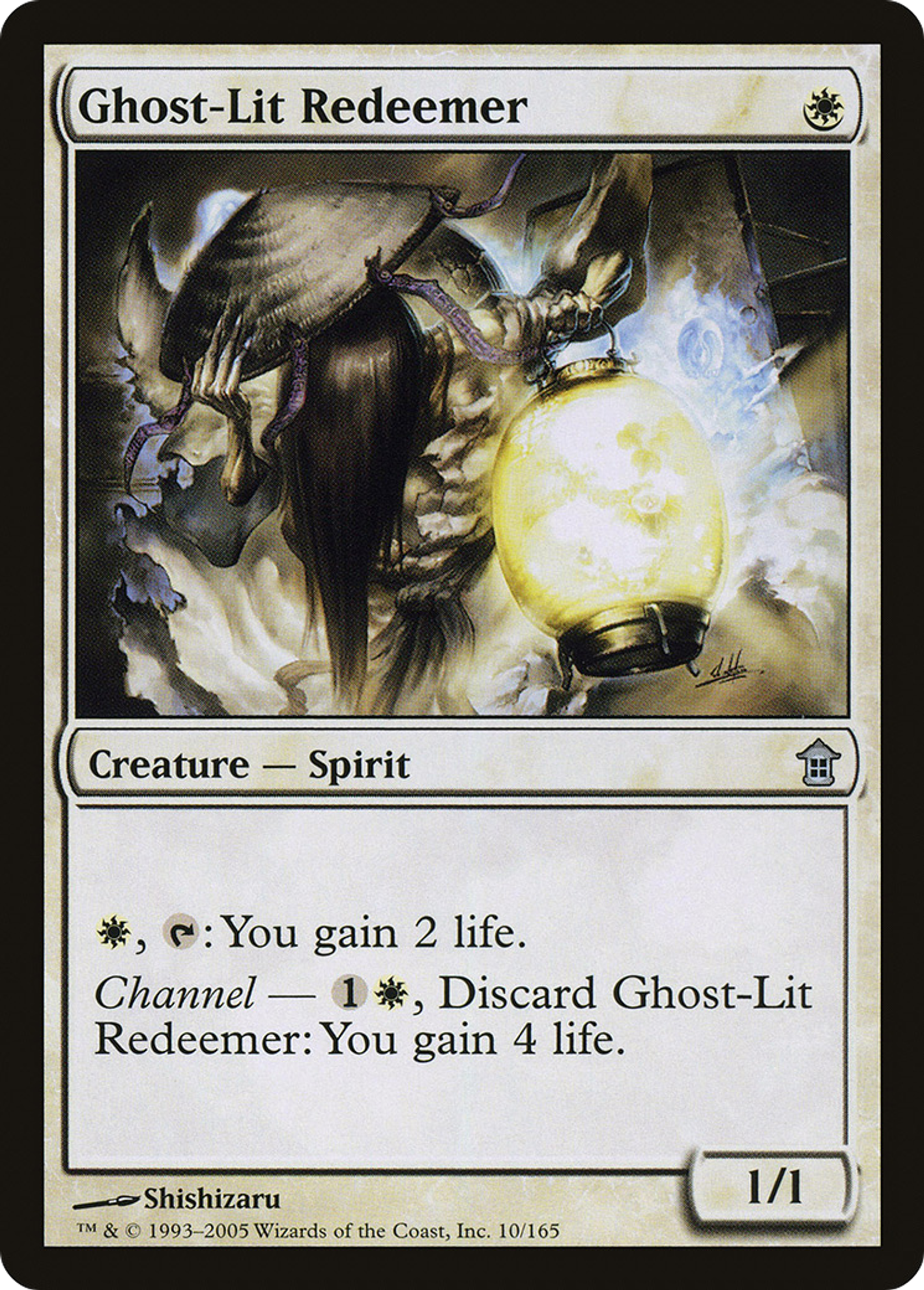 Rédemptrice nimbée de fantômes — Saviors of Kamigawa — Magic: The Gathering