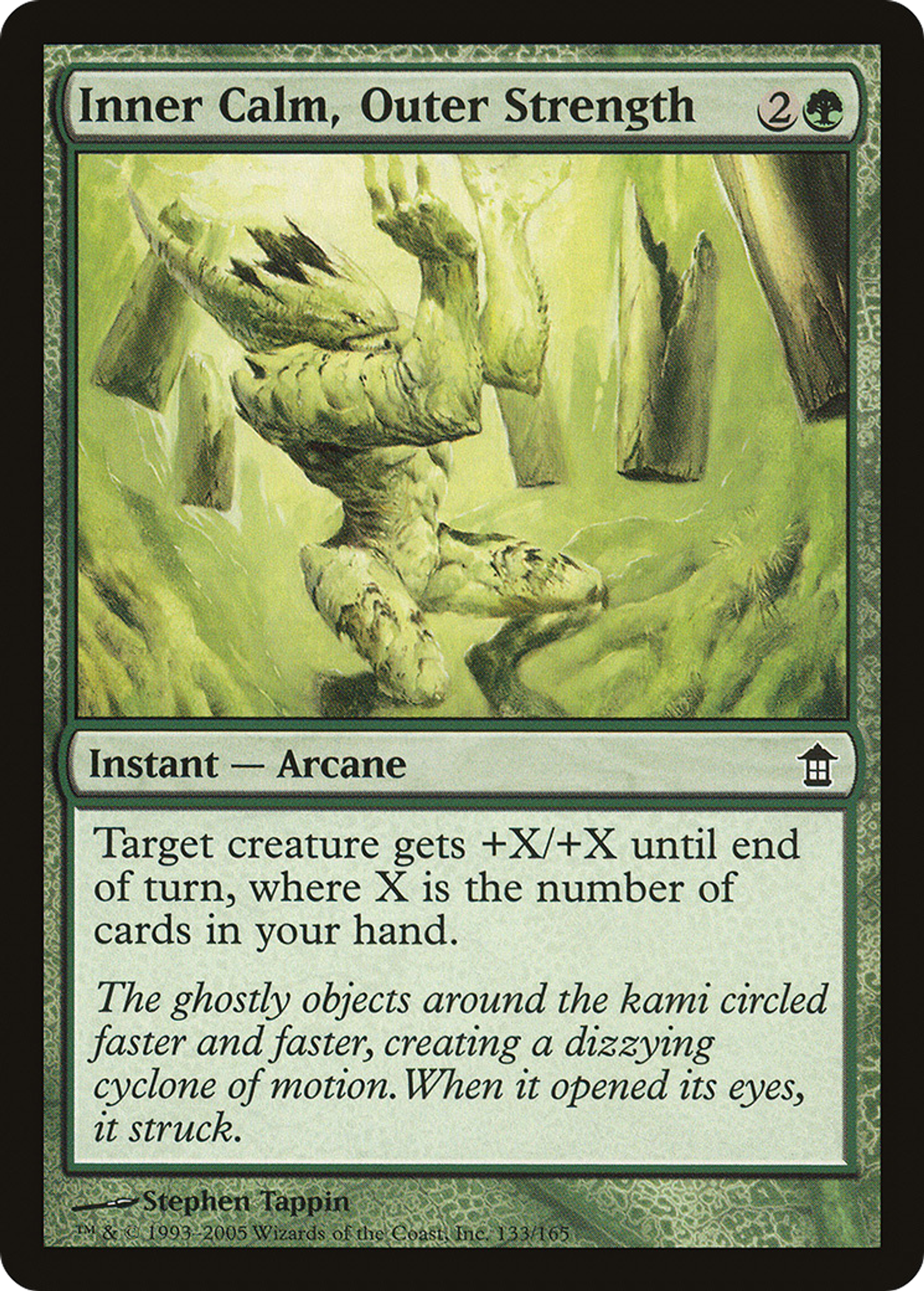 Calme intérieur, force extérieure — Saviors of Kamigawa — Magic: The Gathering