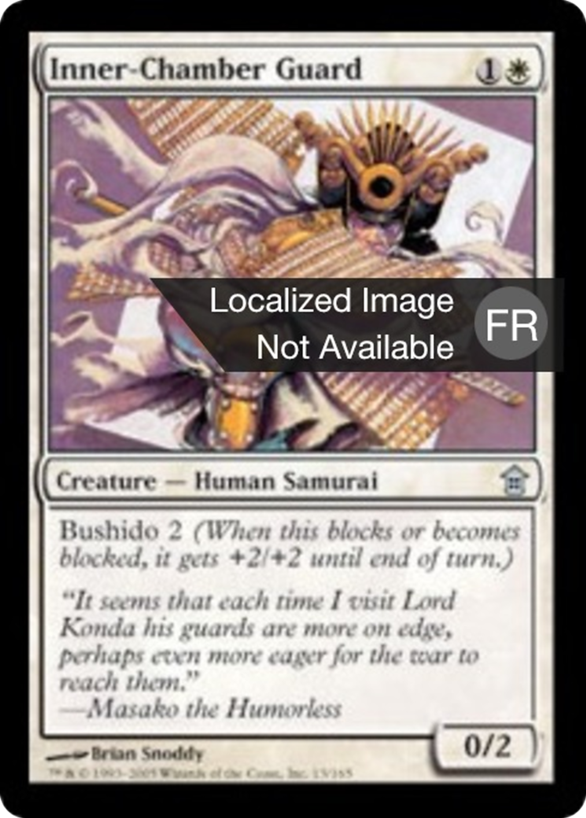 Garde d'appartement — Saviors of Kamigawa — Magic: The Gathering