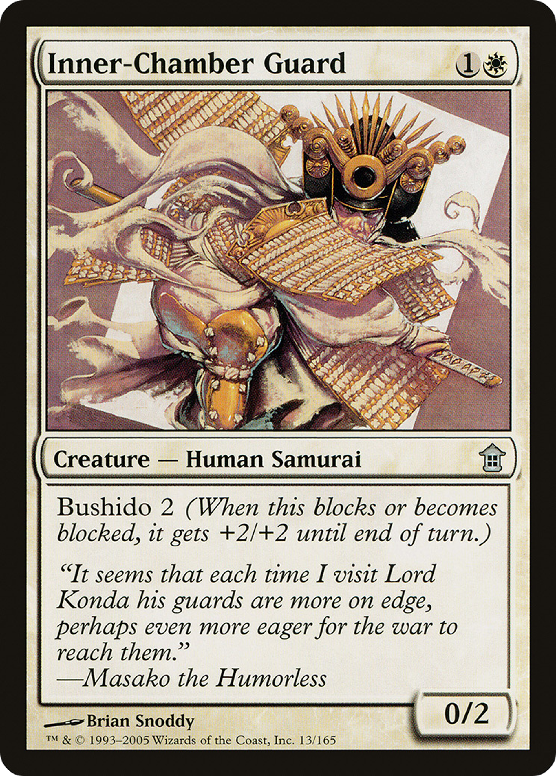 Garde d'appartement — Saviors of Kamigawa — Magic: The Gathering