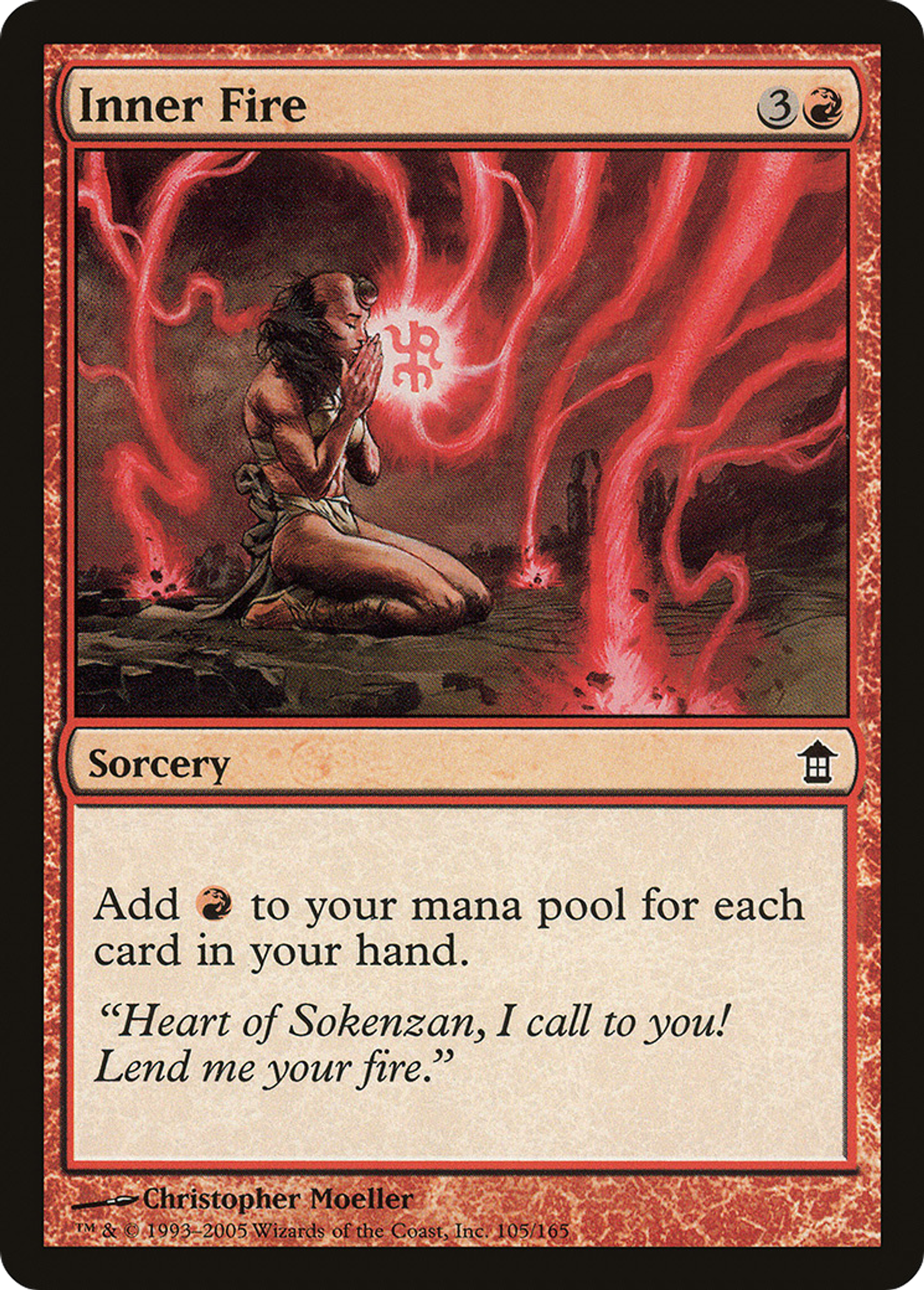 Feu intérieur — Saviors of Kamigawa — Magic: The Gathering