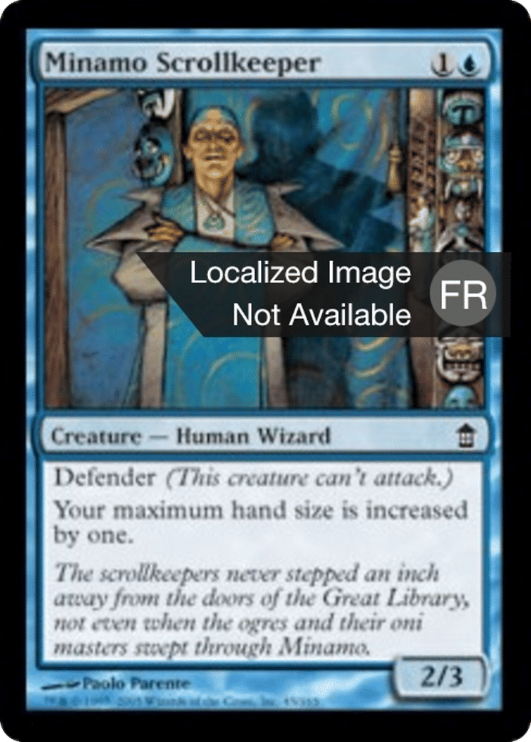 Gardien des parchemins de Minamo — Saviors of Kamigawa — Magic: The Gathering