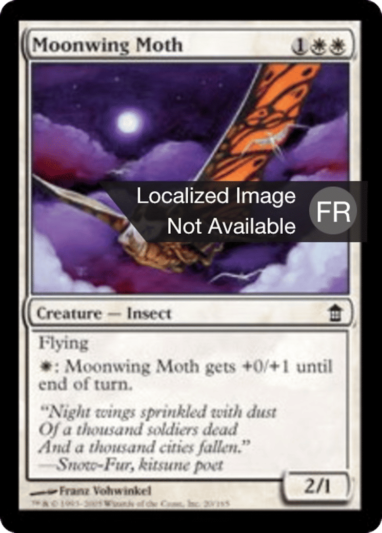 Phalène à ailes de lune — Saviors of Kamigawa — Magic: The Gathering
