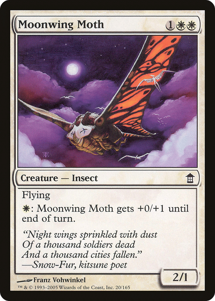 Moonwing Moth — Saviors of Kamigawa — Magic: The Gathering
