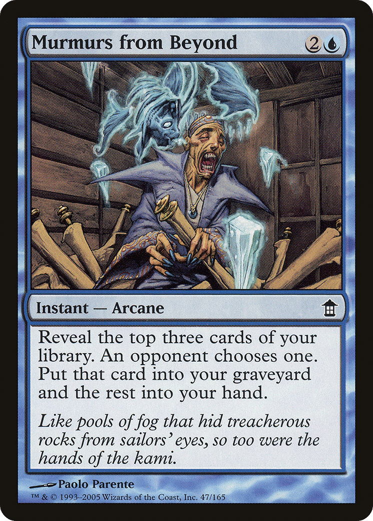 Murmurs from Beyond — Saviors of Kamigawa — Magic: The Gathering