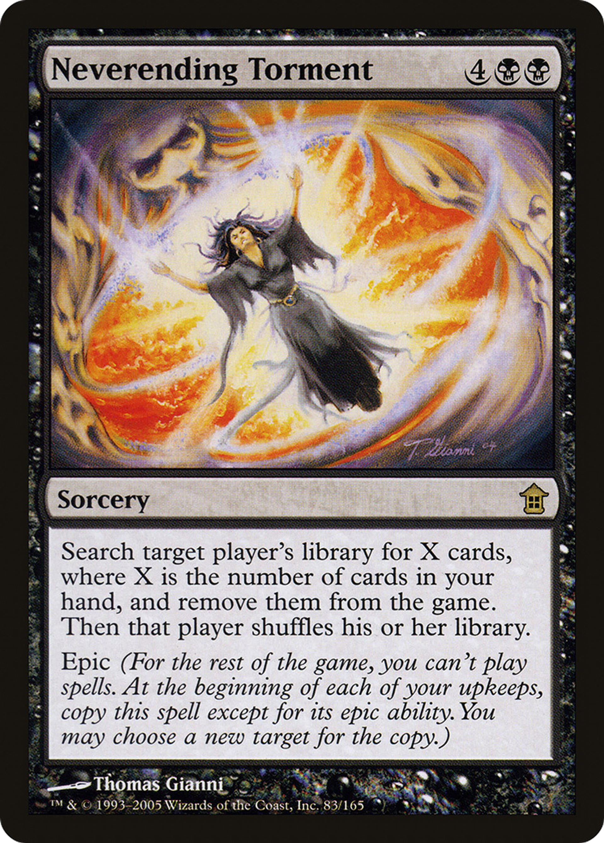 Tourment sans fin — Saviors of Kamigawa — Magic: The Gathering