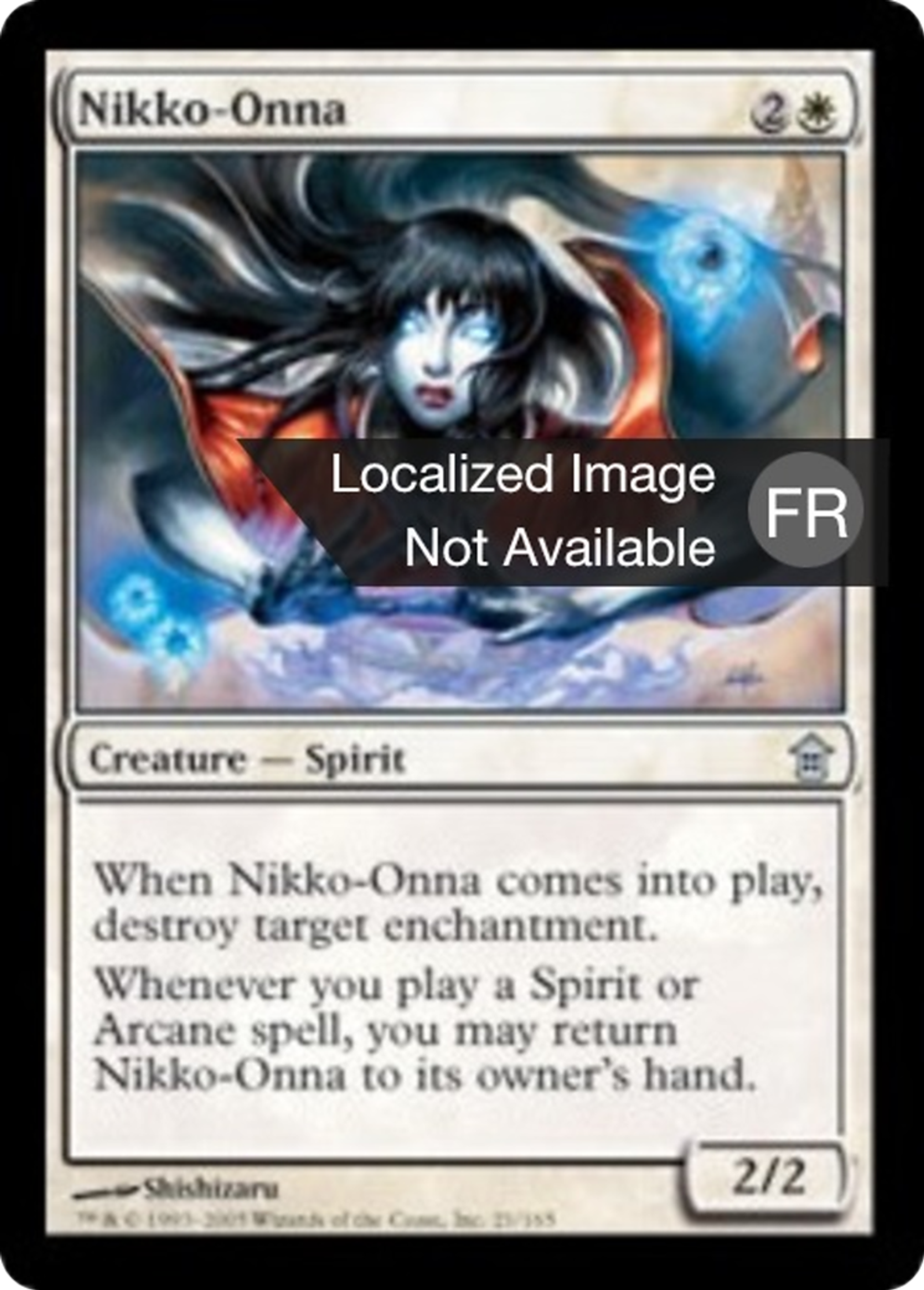 Nikko-onna — Saviors of Kamigawa — Magic: The Gathering