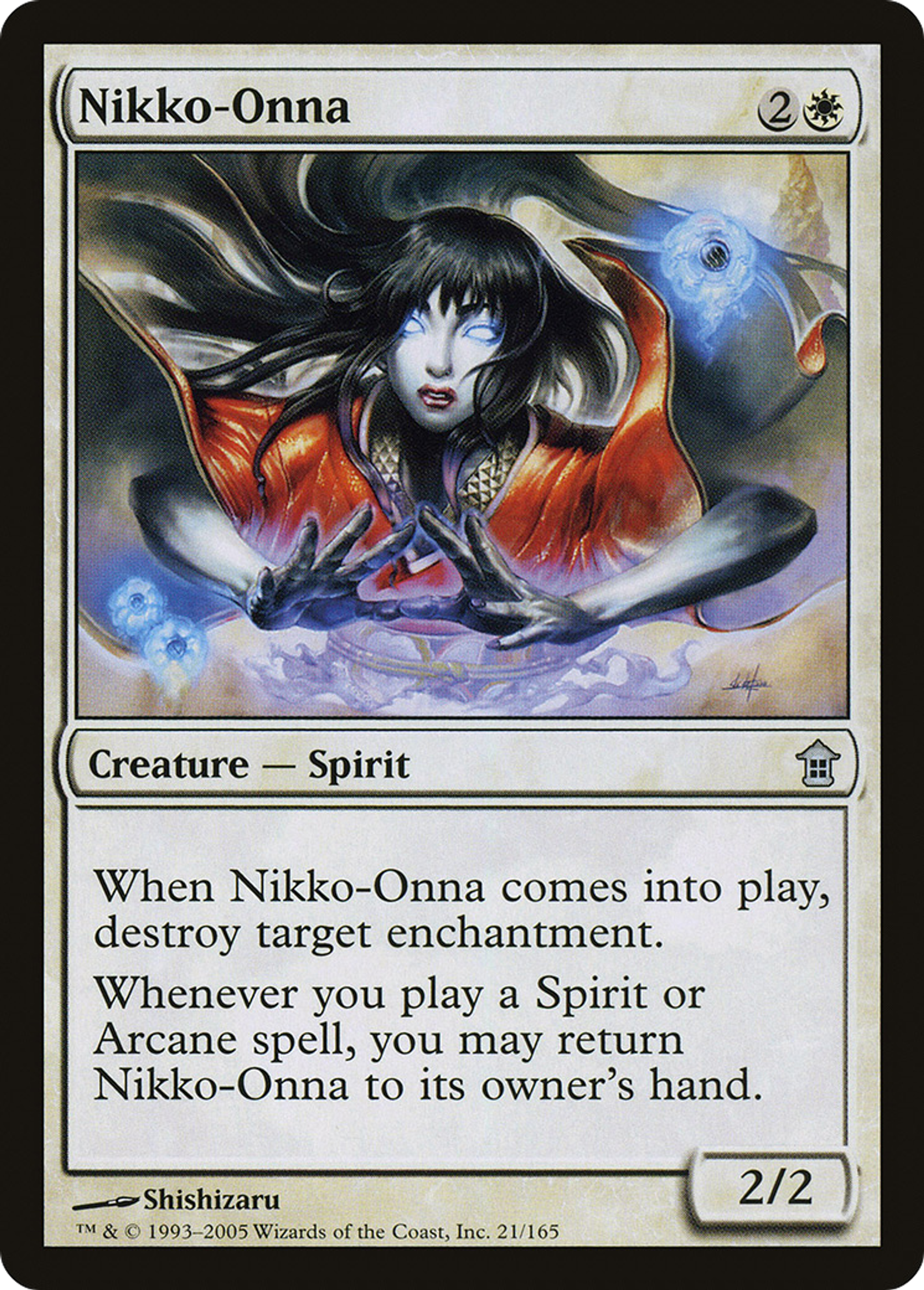 Nikko-onna — Saviors of Kamigawa — Magic: The Gathering