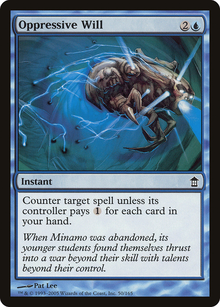 Oppressive Will — Saviors of Kamigawa — Magic: The Gathering