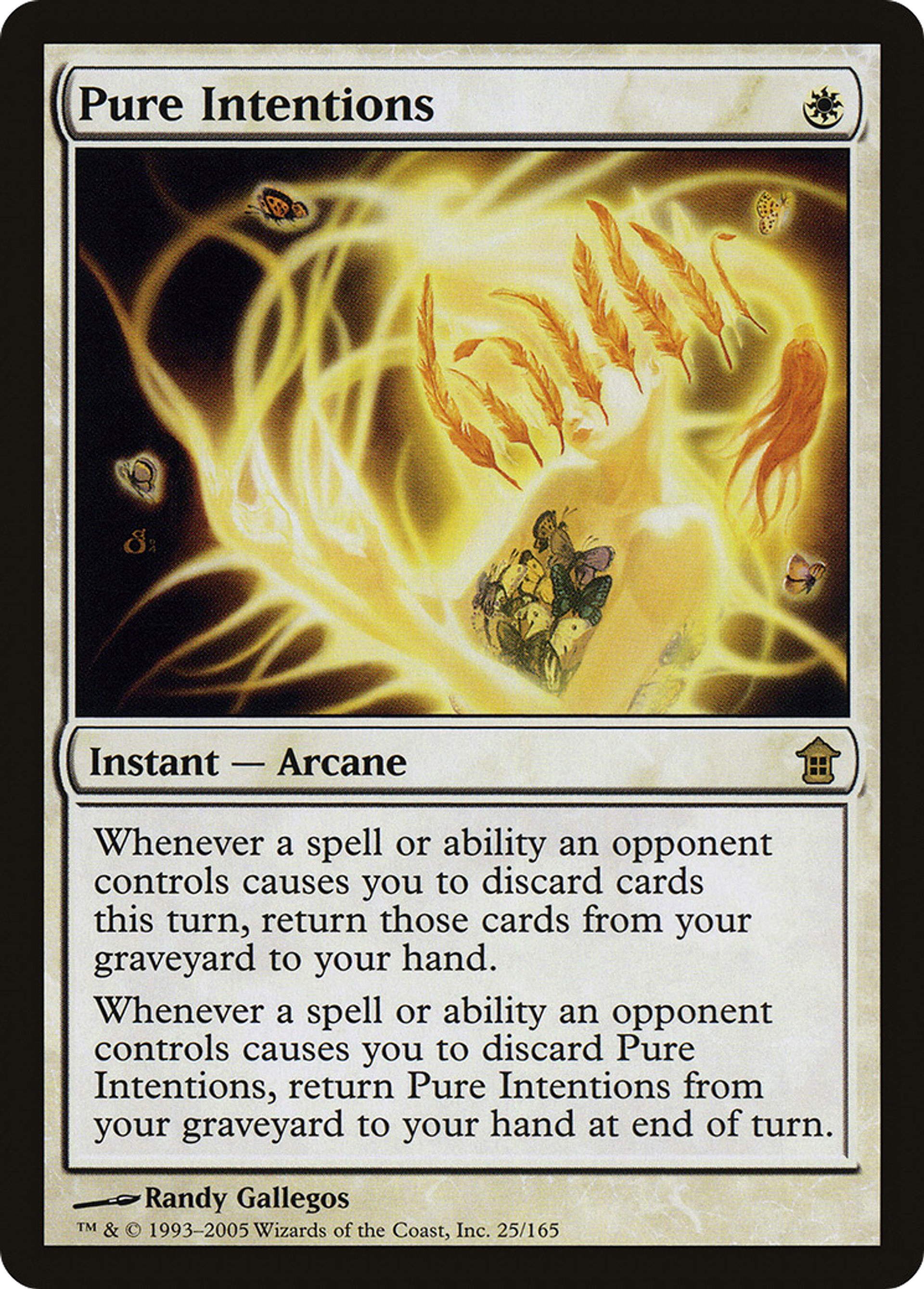 Intentions pures — Saviors of Kamigawa — Magic: The Gathering