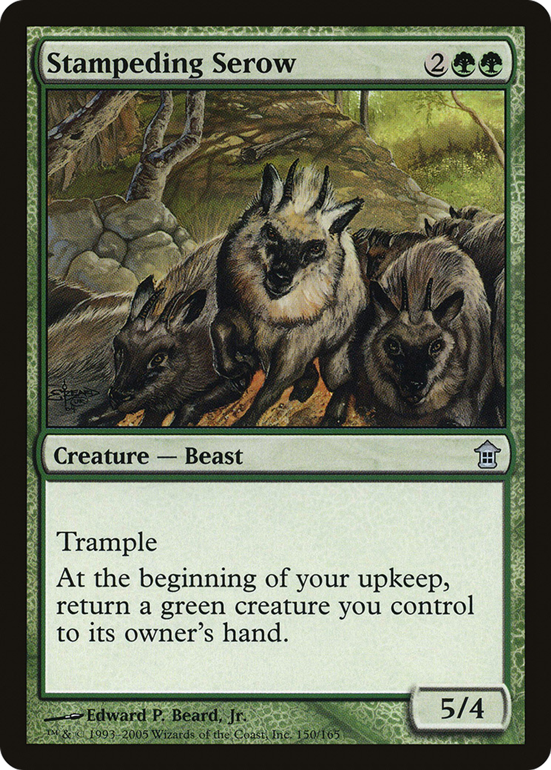 Ruée de serows — Saviors of Kamigawa — Magic: The Gathering