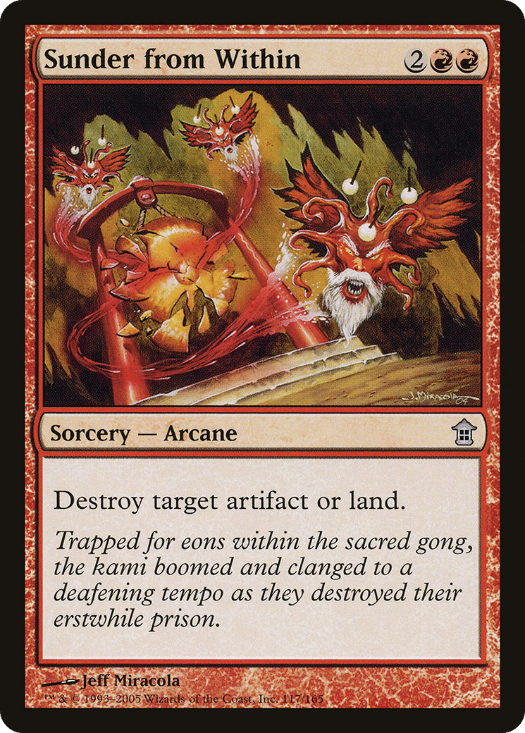 Sunder from Within — Saviors of Kamigawa — Magic: The Gathering