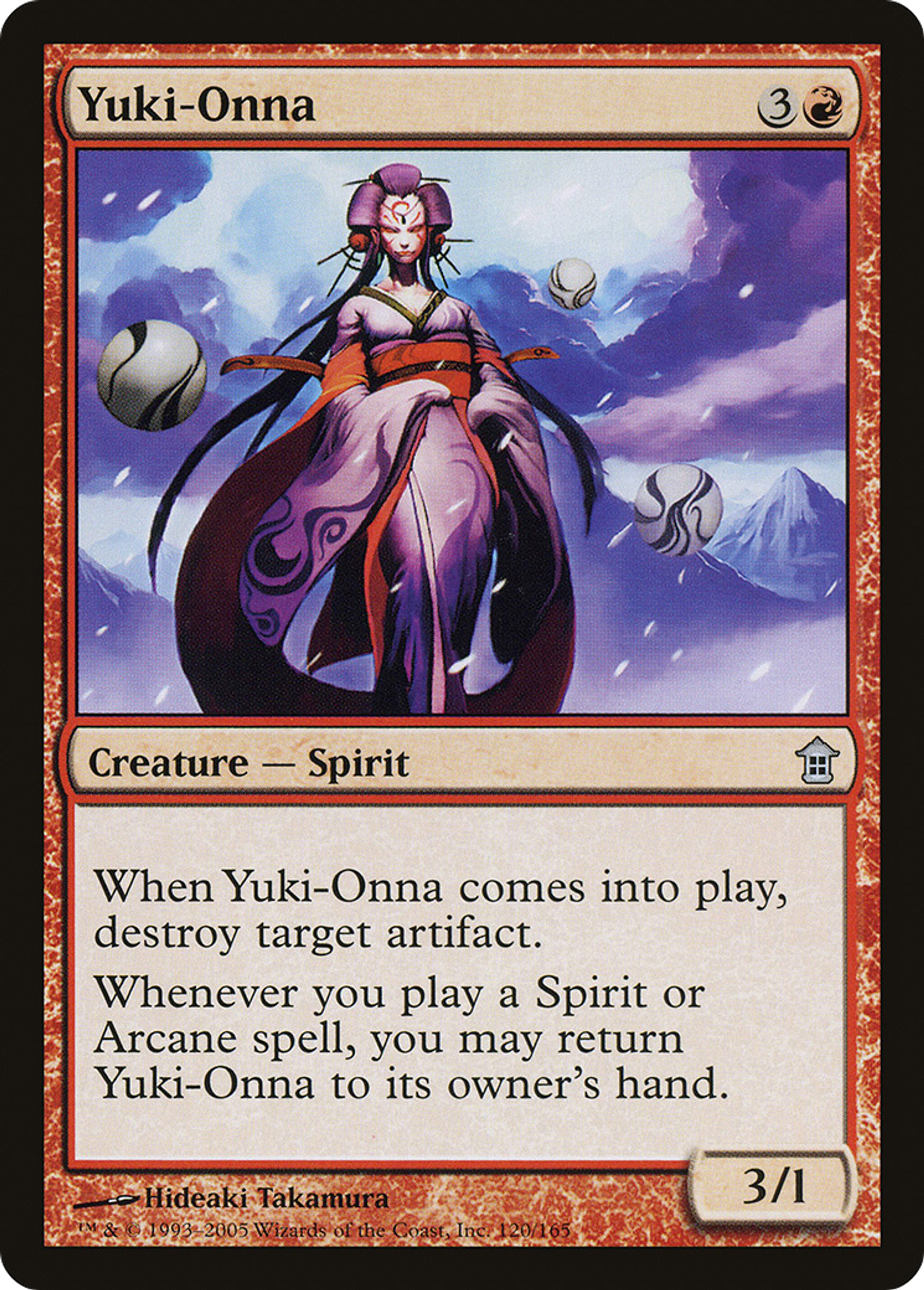 Yuki-onna — Saviors of Kamigawa — Magic: The Gathering