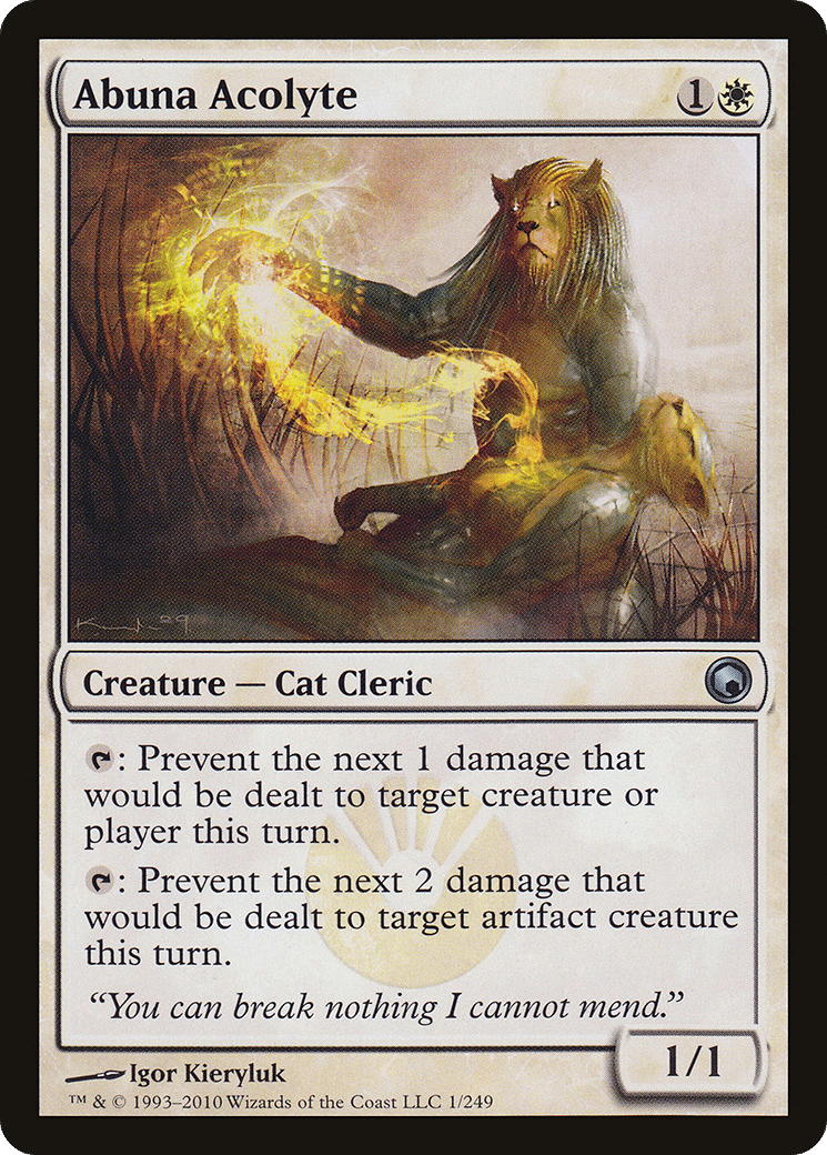 Abuna Acolyte — Scars of Mirrodin — Magic: The Gathering
