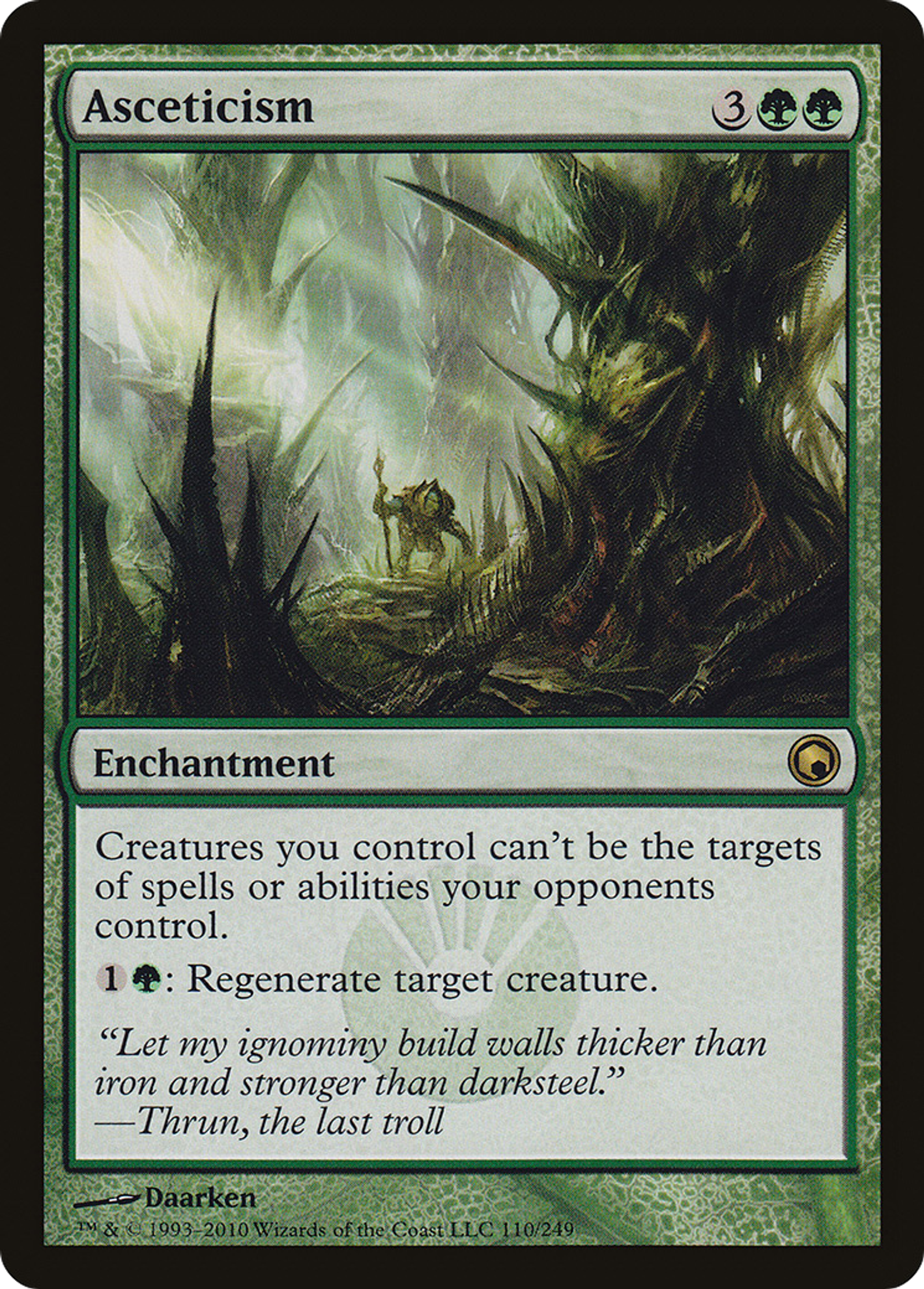 Ascétisme — Scars of Mirrodin — Magic: The Gathering