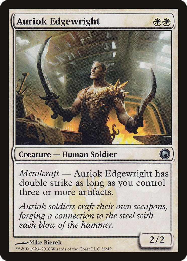 Auriok Edgewright — Scars of Mirrodin — Magic: The Gathering