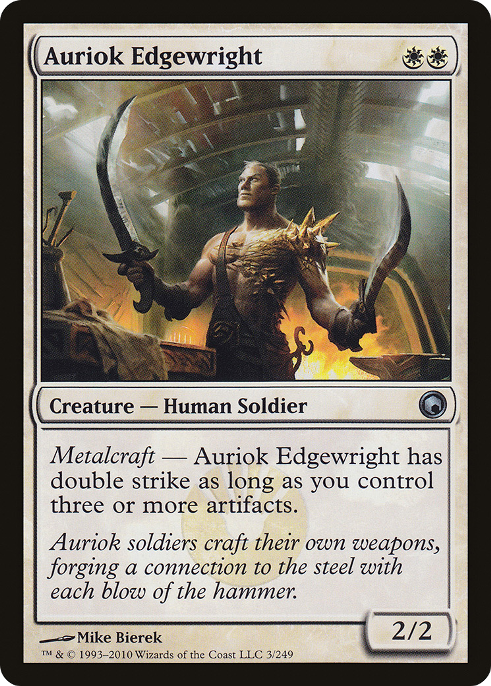 Auriok Edgewright — Scars of Mirrodin — Magic: The Gathering