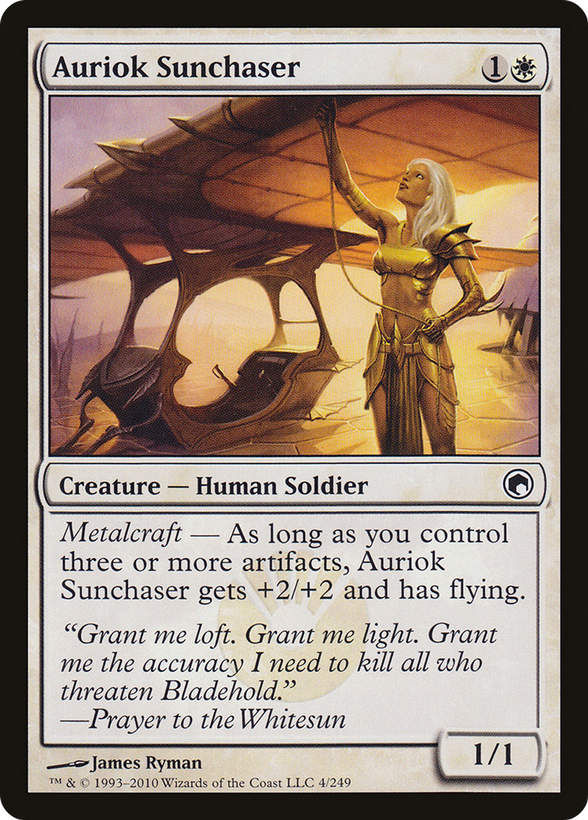 Auriok Sunchaser — Scars of Mirrodin — Magic: The Gathering